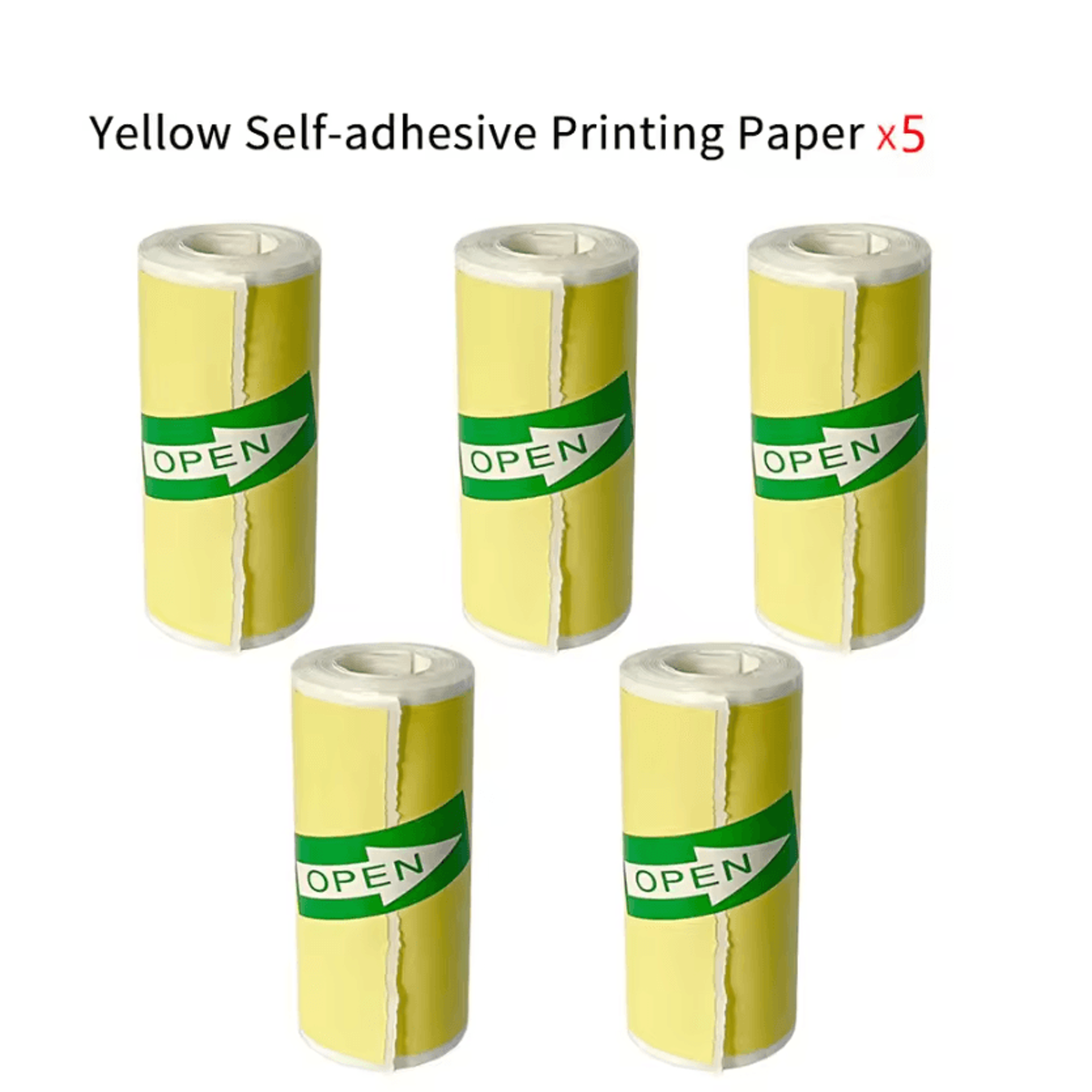 57x25mm SelfAdhesive Thermal Paper Roll For Mini Pocket Printers And DIY Photo Stickers 12