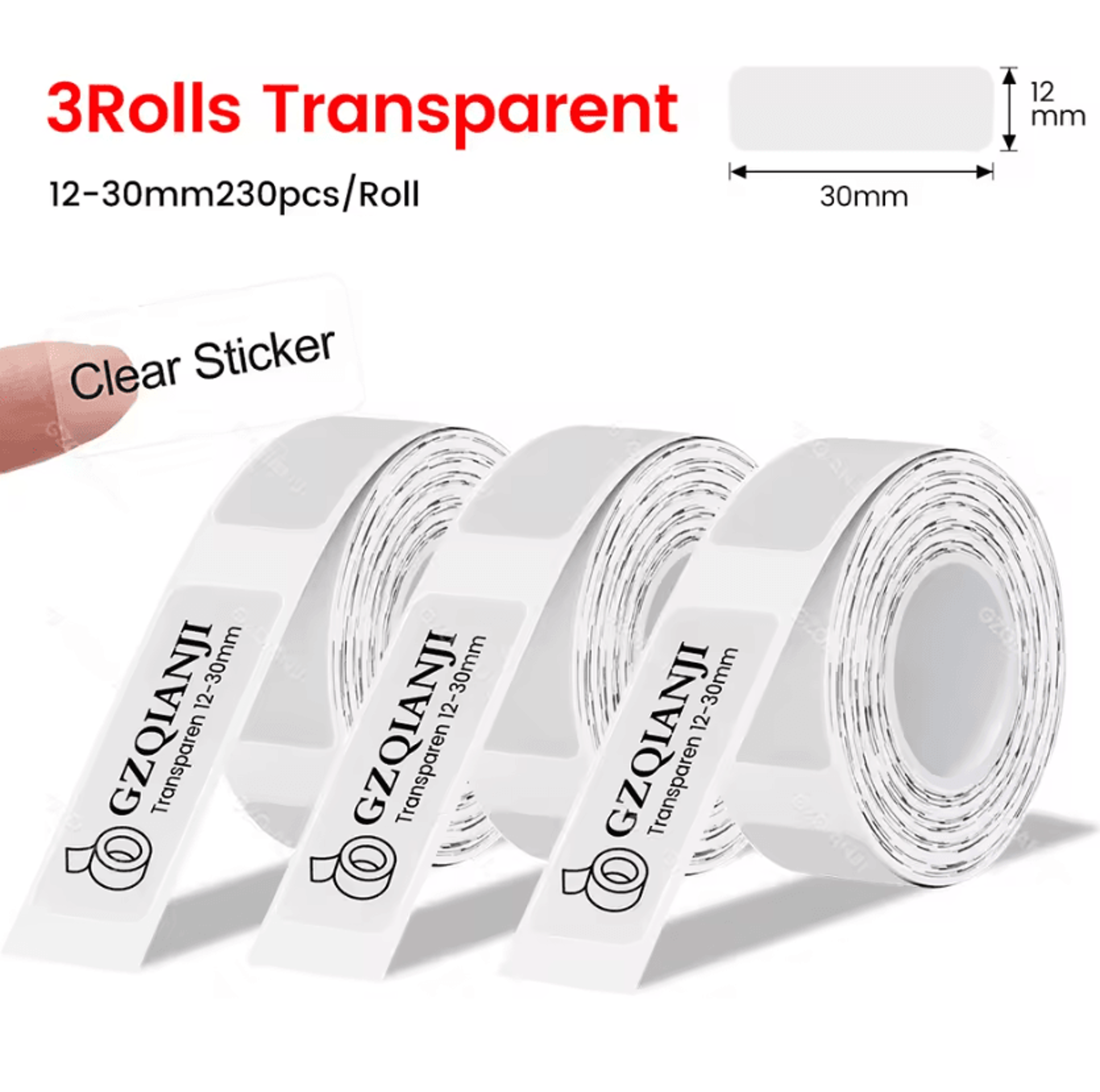 P15 Mini Thermal Label Tape 1215mm Waterproof Adhesive Sticker Refills For Cable And Home Organizat 7