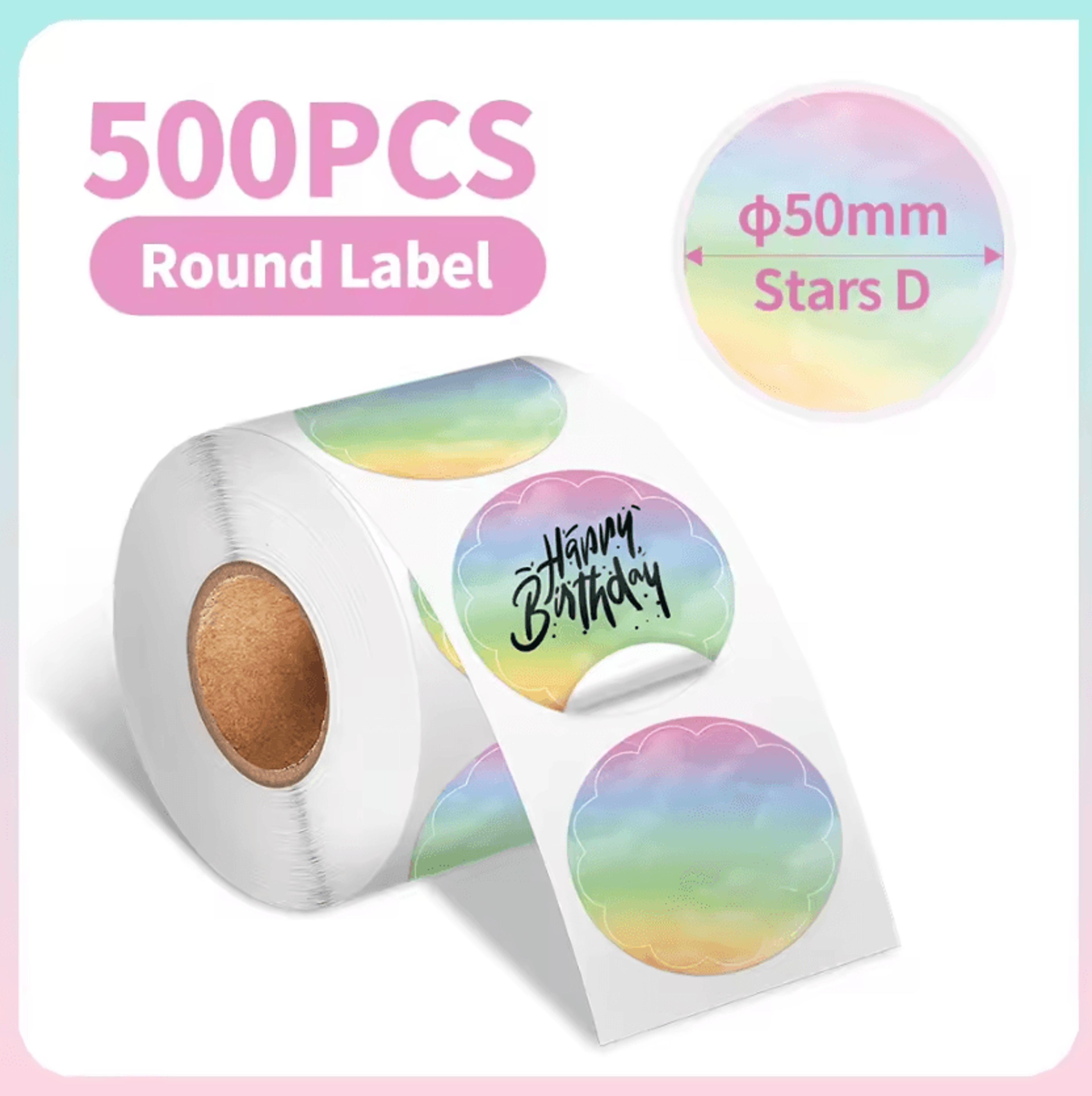 Phomemo 241 Round Thermal Sticker Labels 5001000 Pcs Waterproof Adhesive Paper For Gifts School And 17