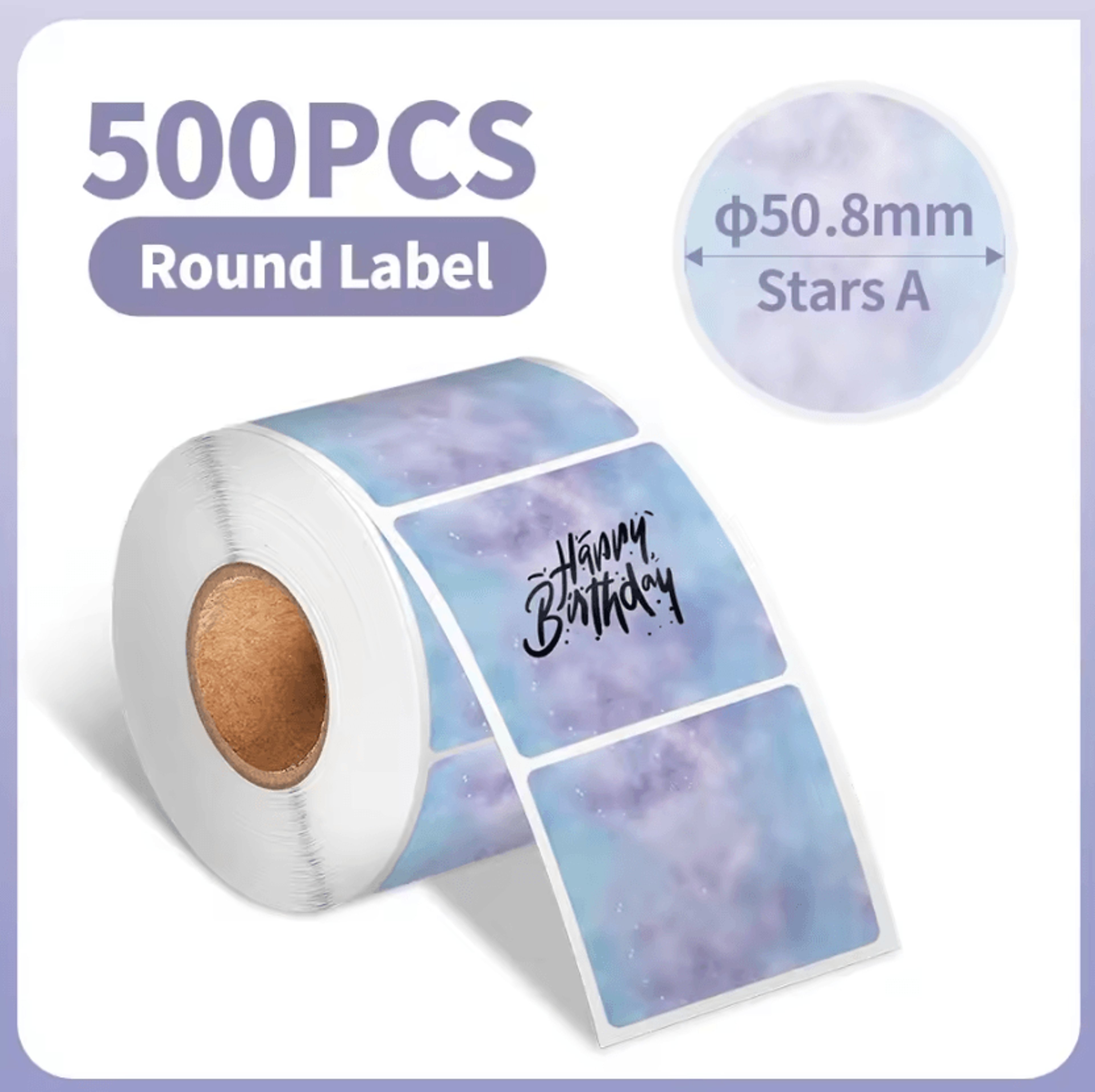 Phomemo 241 Round Thermal Sticker Labels 5001000 Pcs Waterproof Adhesive Paper For Gifts School And 9