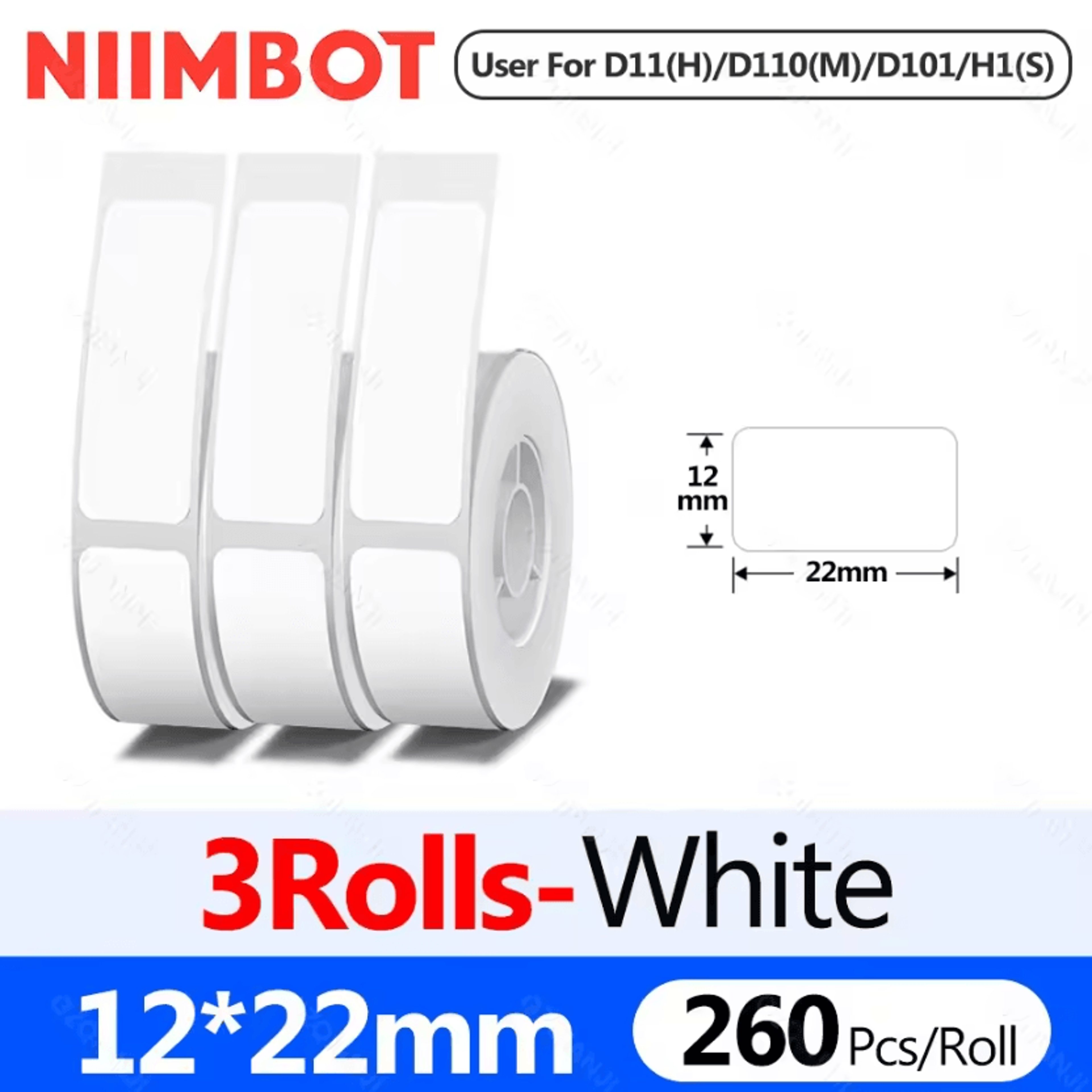 NIIMBOT D110M Mini Bluetooth Label Printer Portable Inkless Barcode And Adhesive Sticker Maker For  7