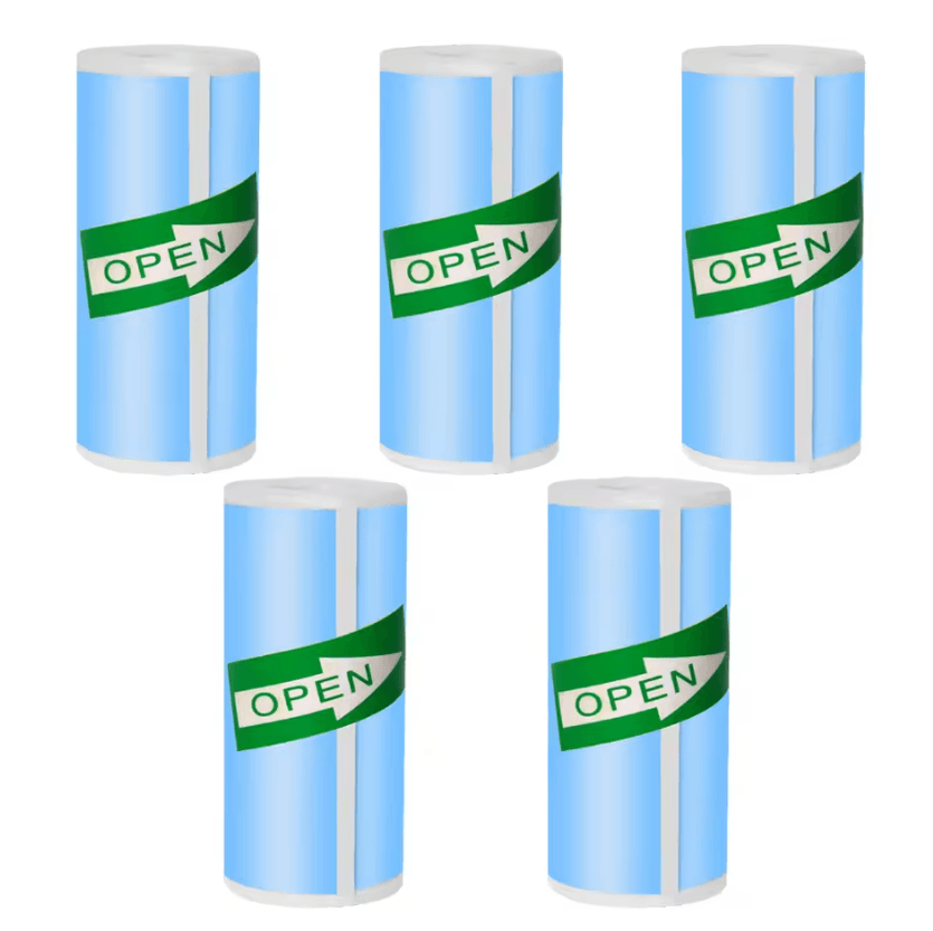 57x25mm Mini Thermal Sticker Paper SelfAdhesive Color Paper Roll For Pocket Photo Printers And DIY  14