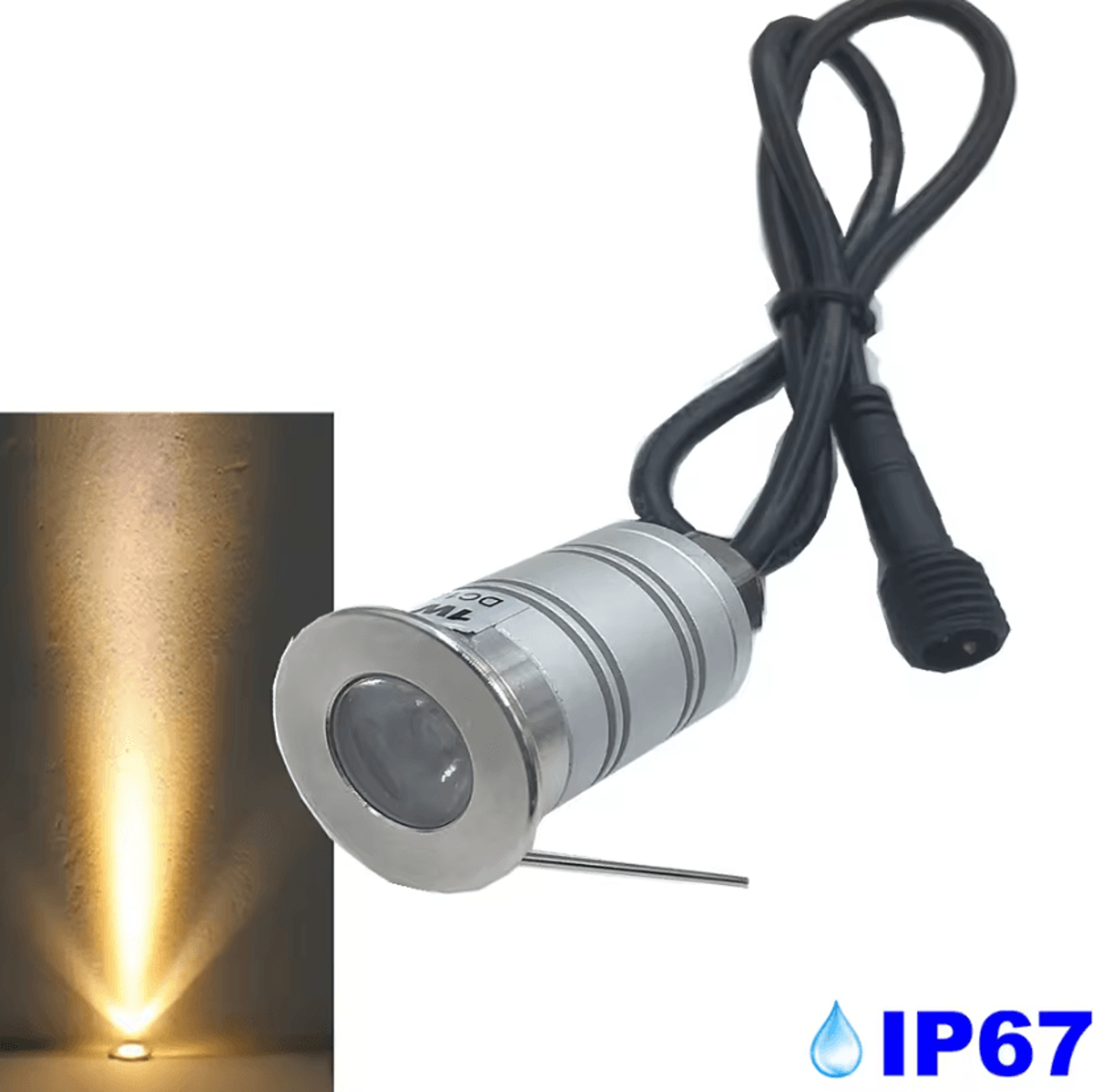 1W Outdoor LED Ground Spotlight 12V 24V Mini Recessed Landscape Light For Garden Pathways And Yard  0
