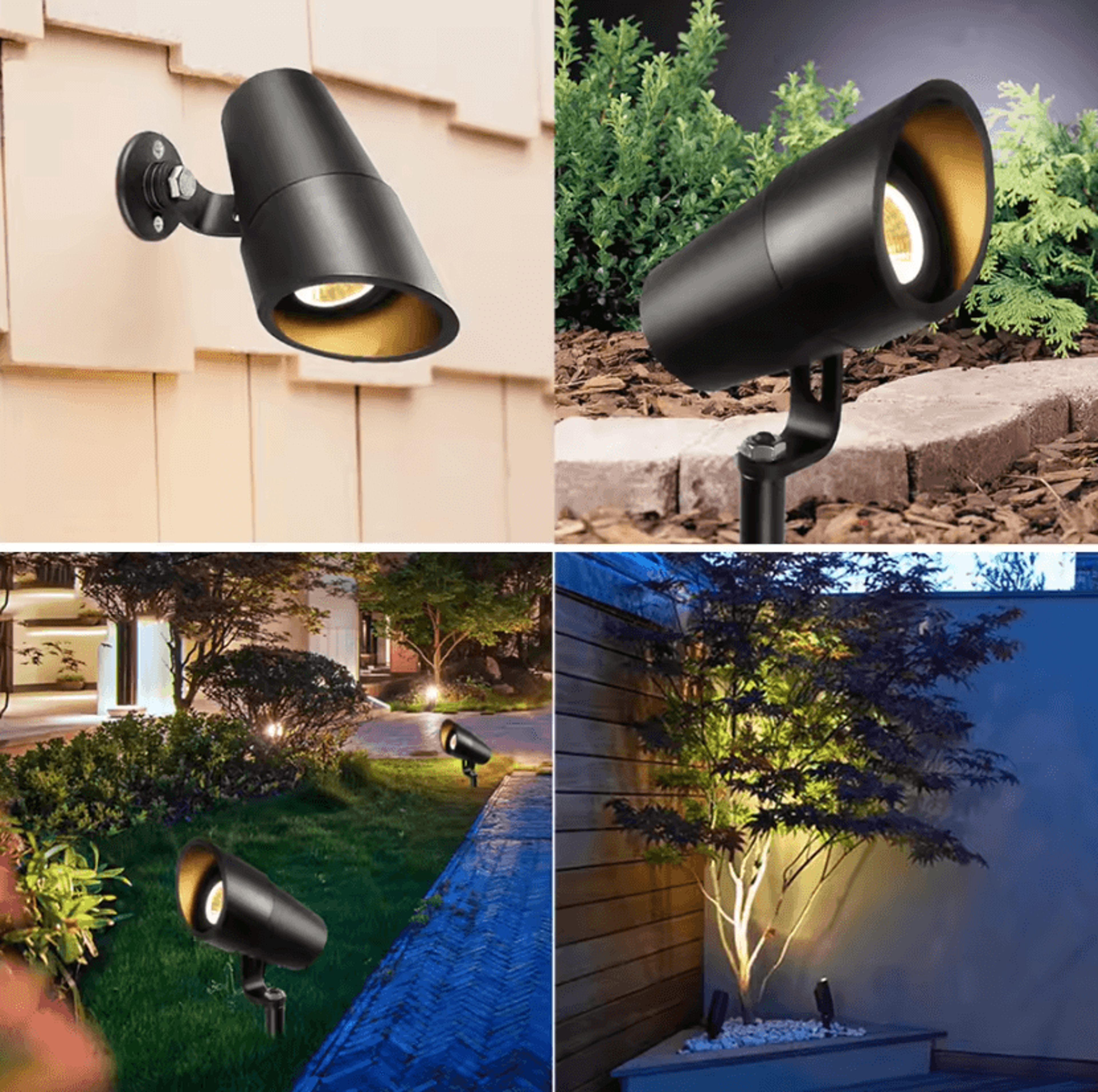 3W IP67 Waterproof COB LED Garden Spike Light 12V Aluminum Landscape Spotlight For Lawn Pathway And 1