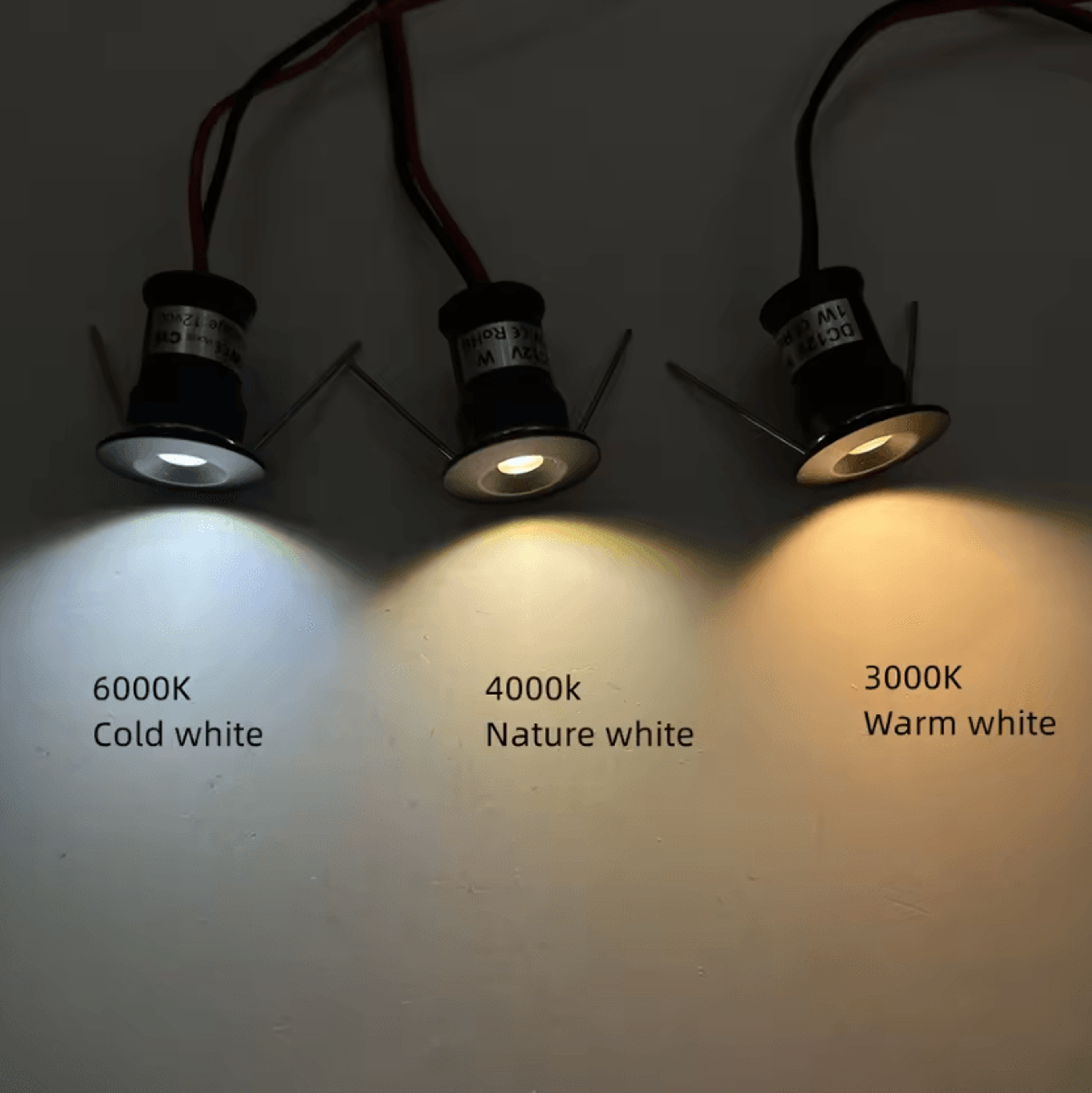 1W IP65 Mini LED Dimmable Downlight 12V Waterproof Recessed Spotlight For Ceilings Cabinets And Sta 4