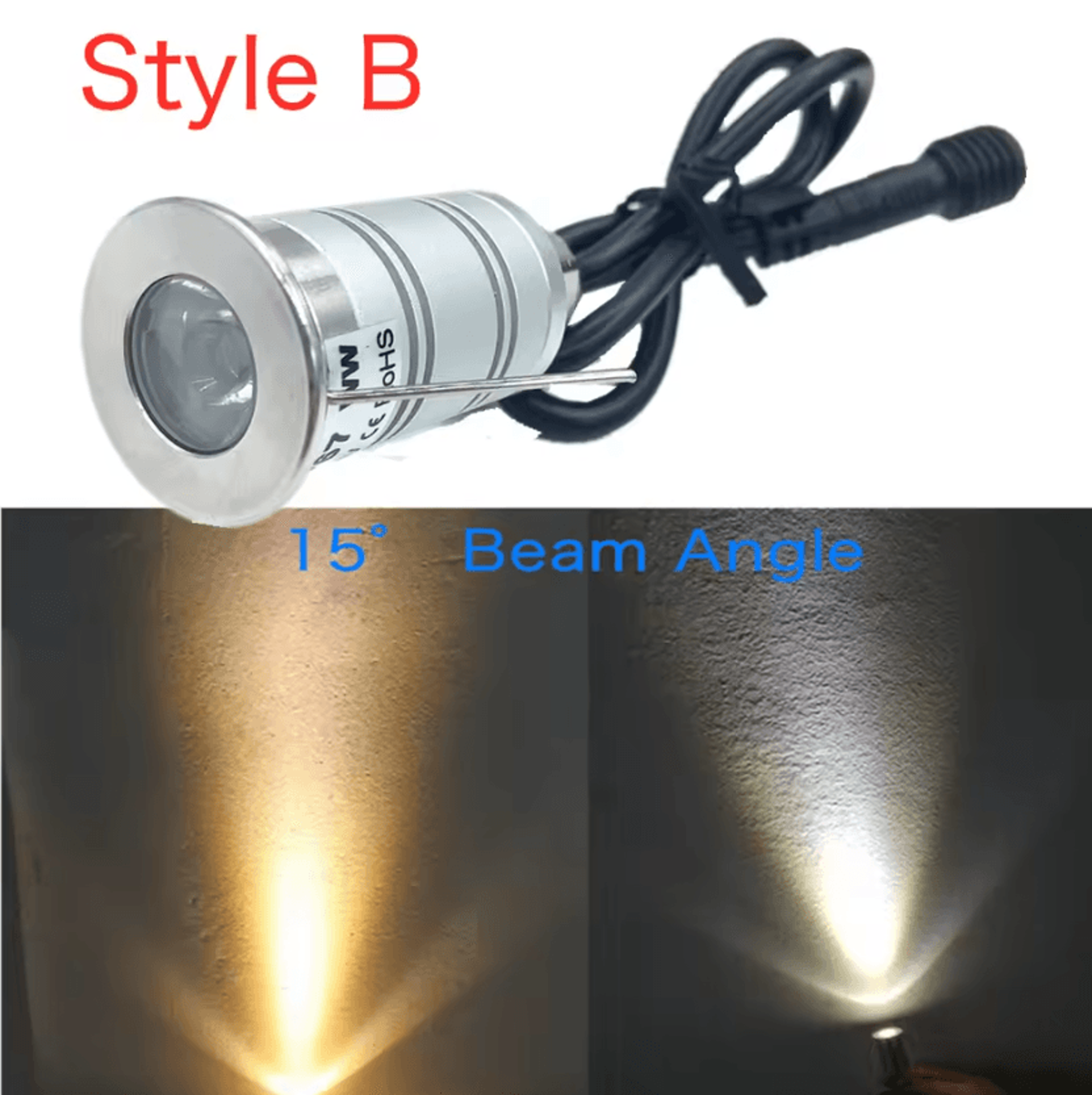1W 3W IP67 Waterproof LED Underground Light 12V Recessed Deck Spotlight For Garden Pathways And Sta 8