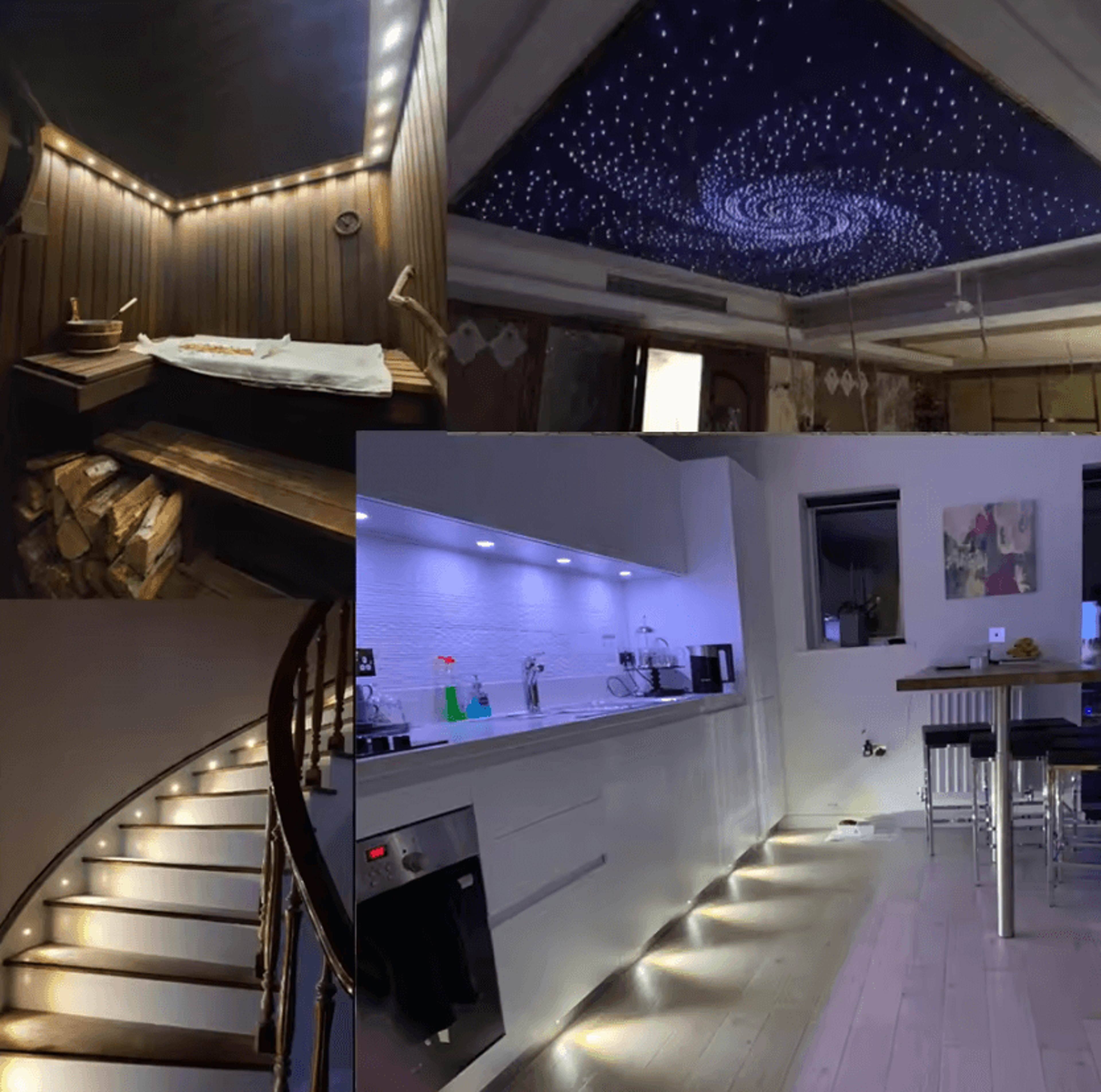 1W Dimmable Mini LED Spotlight 12V IP65 Recessed Downlight For Ceiling Stairs Cabinets And Party Li 5