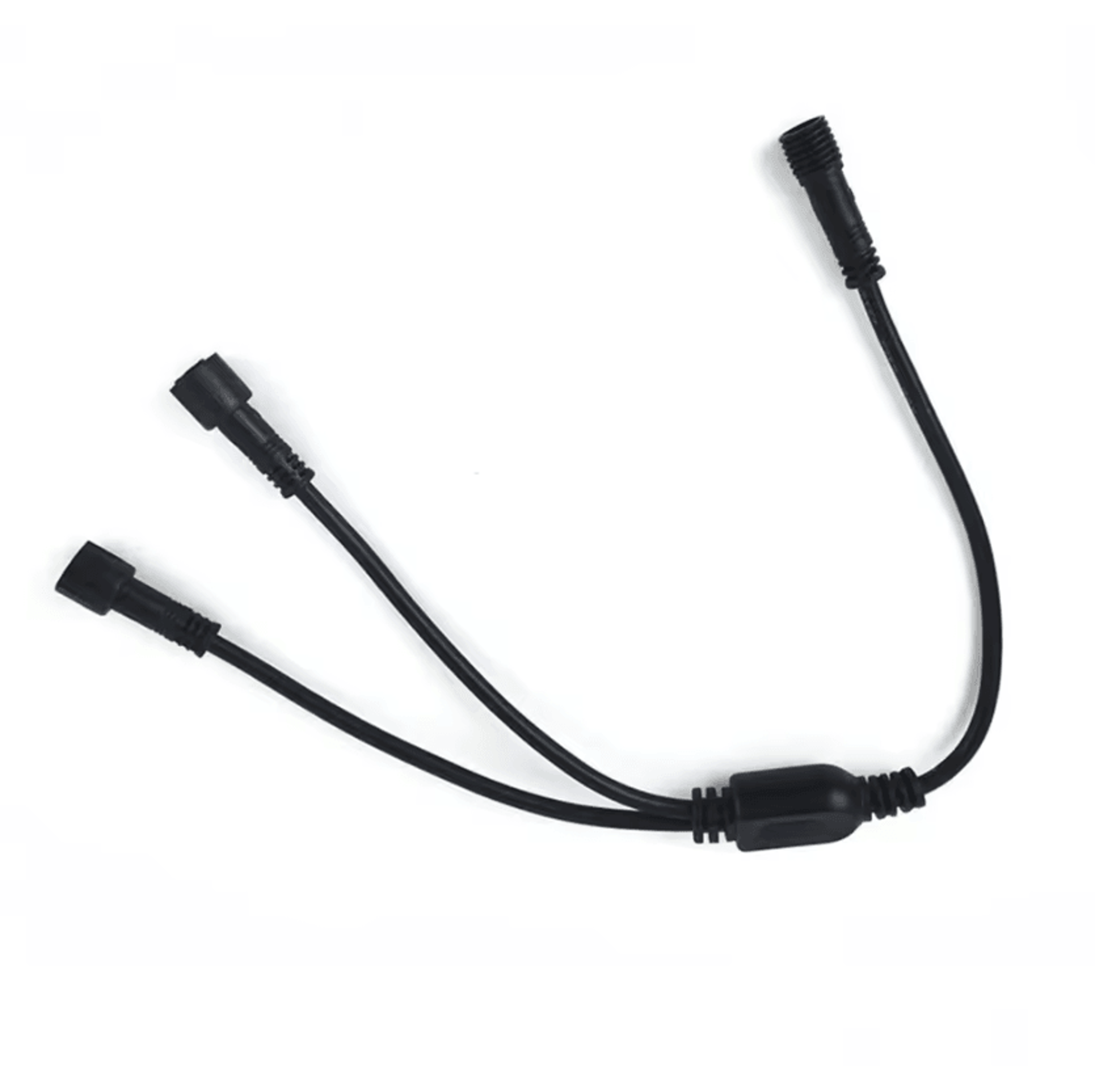 2 Pin Waterproof LED Splitter Cable Black Outdoor Shunt Connector For Garden And Landscape Lighting 5