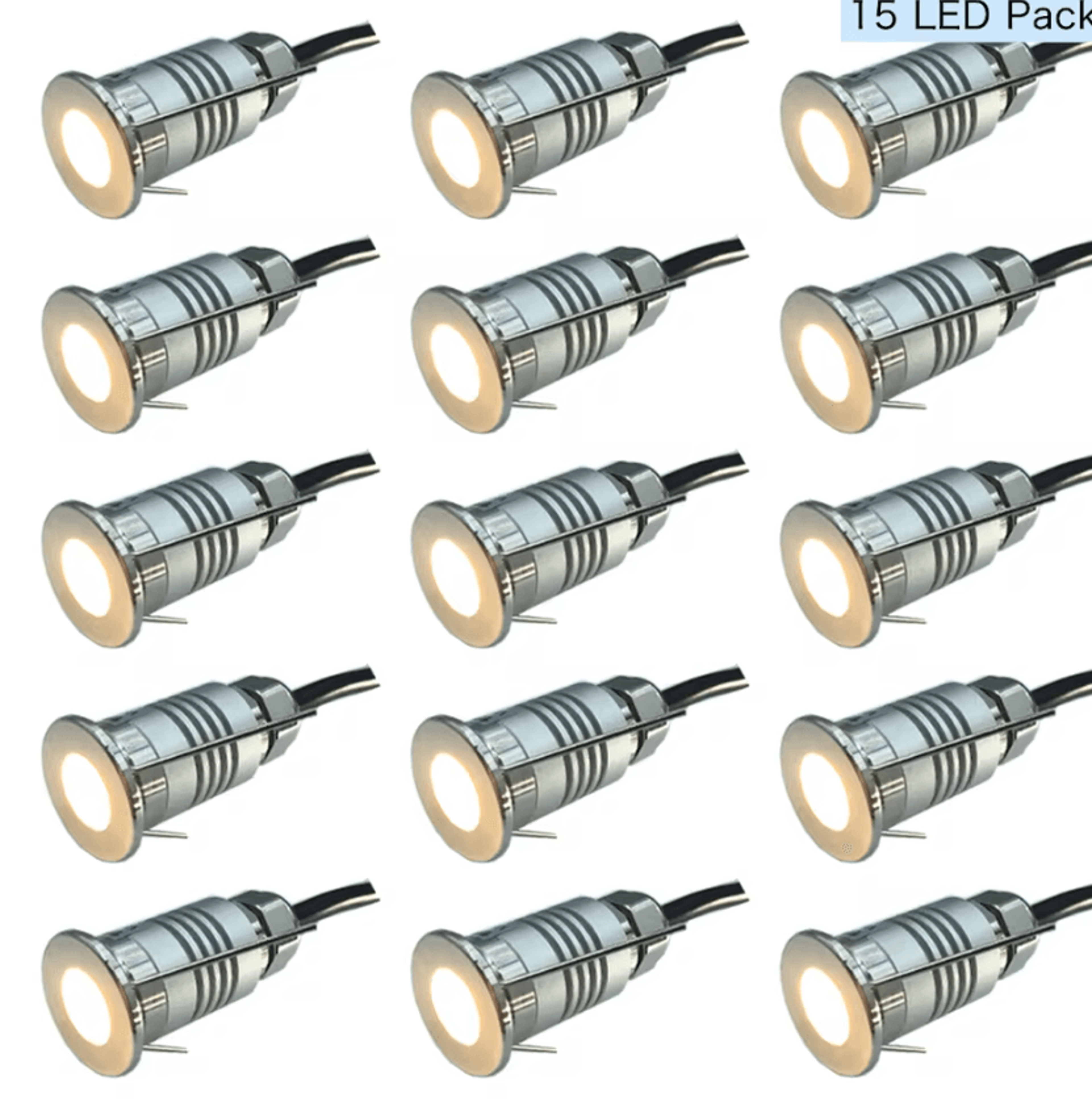 1W IP67 Waterproof LED Deck Floor Light 12V Mini Recessed Spotlight For Garden Stairs And Pathways 6