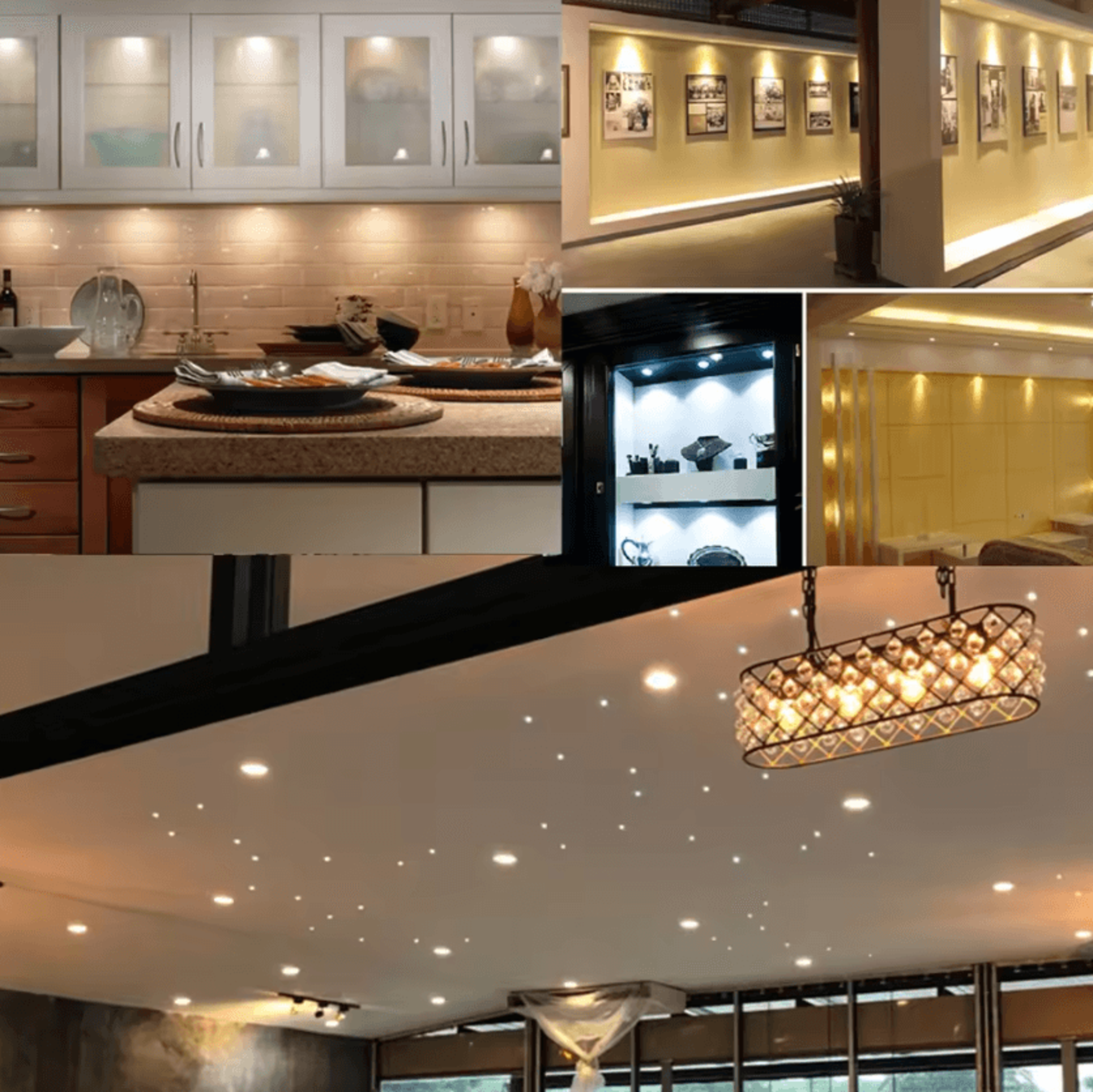 3W Dimmable LED Ceiling Spotlight 30mm 12V 24V Mini Recessed Downlight For Living Room Bedroom And  5