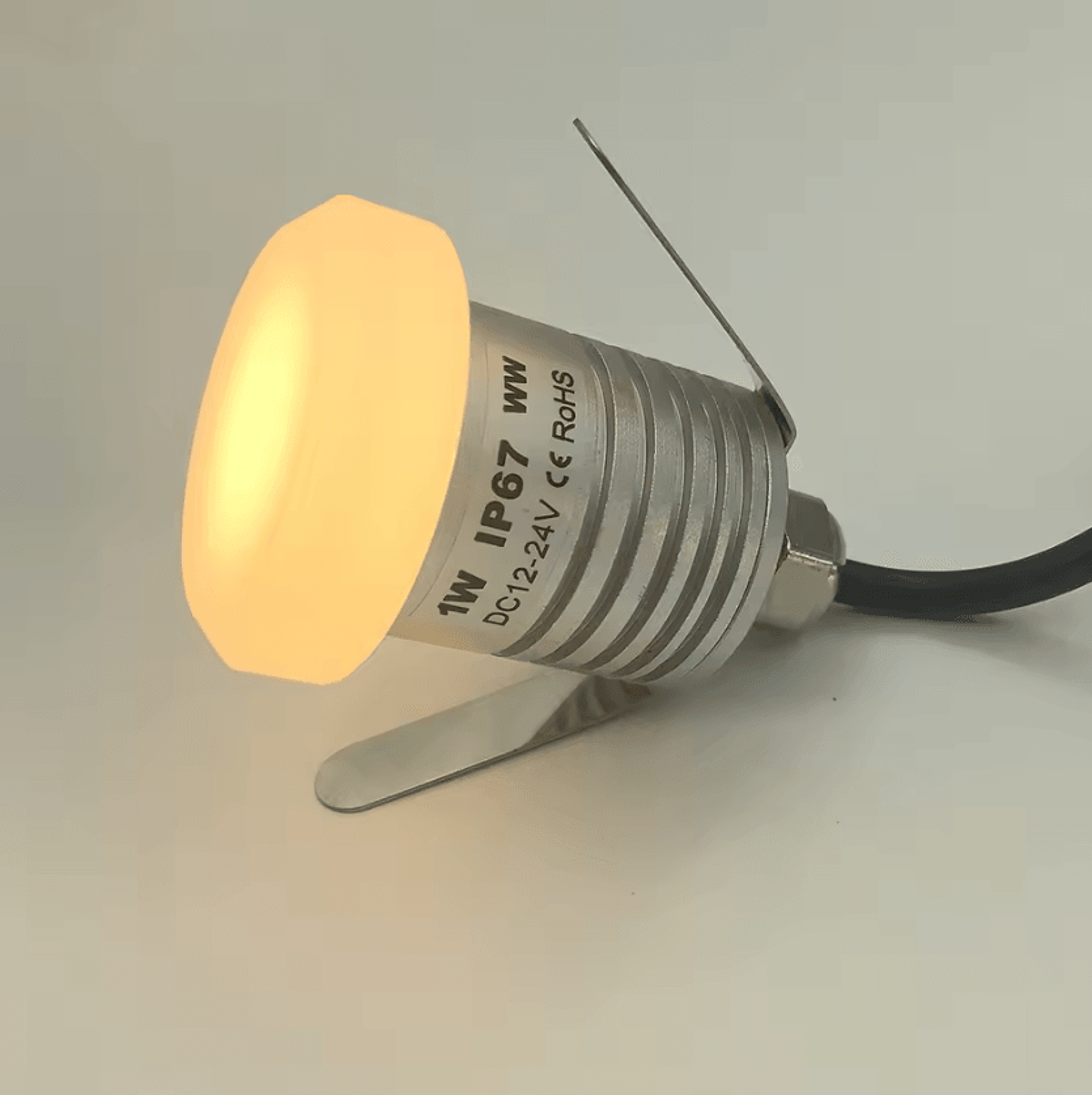 1W IP67 LED Inground Floor Light 12V 24V Waterproof Recessed Lamp For Garden Paths Stairs And Decks 0