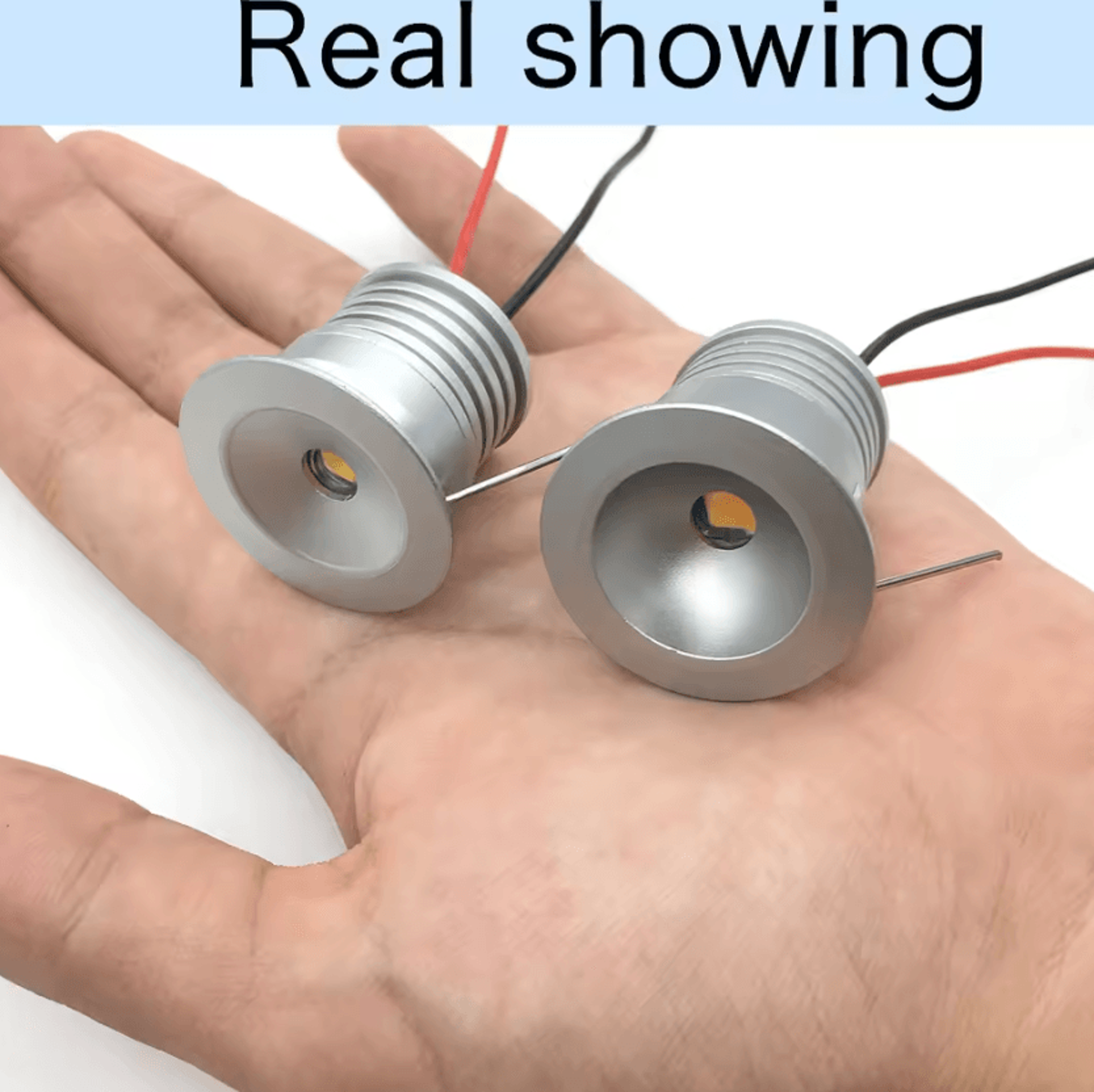 1W Mini LED Under Cabinet Downlight 12V 25mm Aluminum Recessed Ceiling Spotlight With AC100265V Dri 1