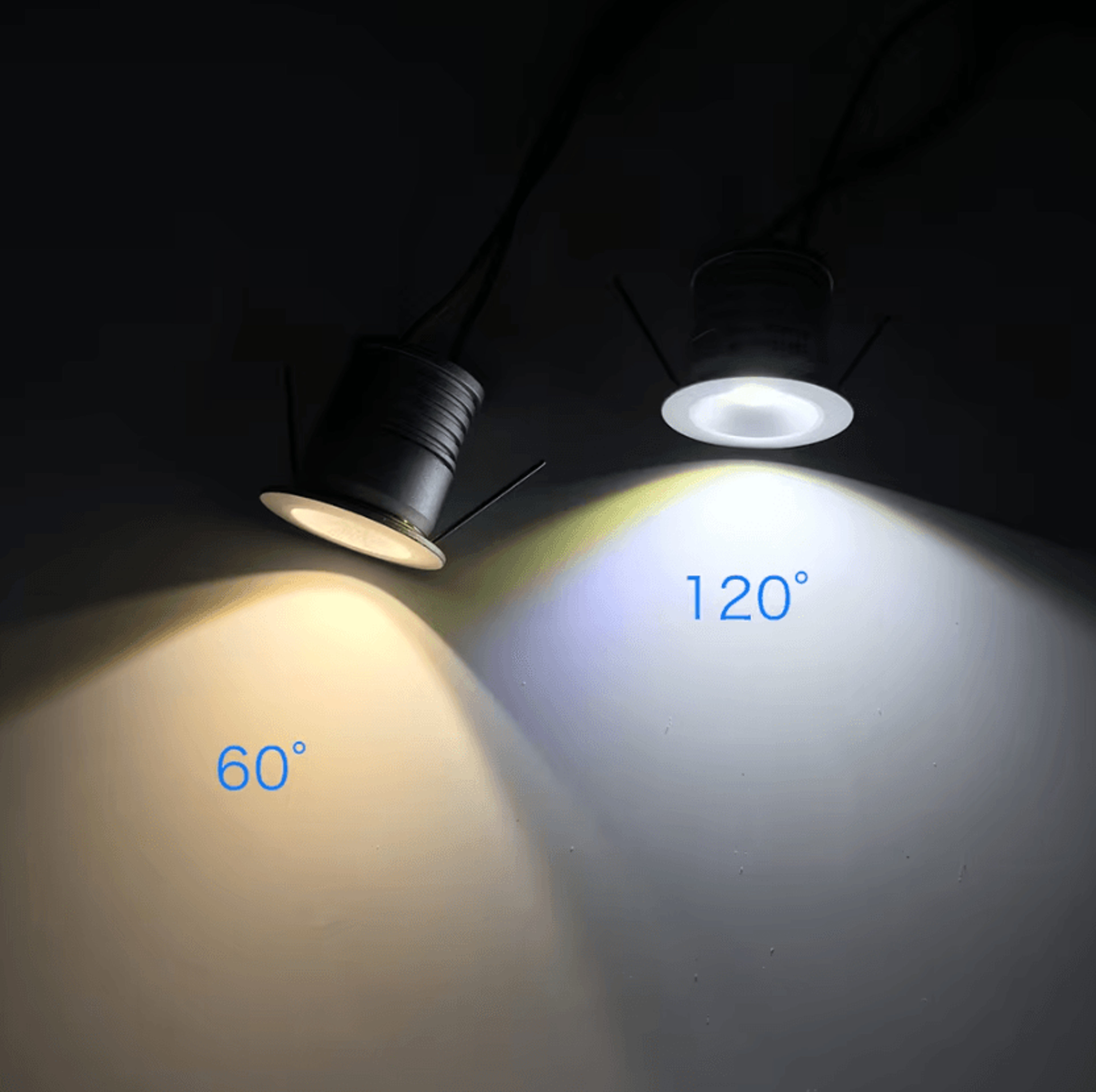 1W Mini LED Under Cabinet Downlight 12V 25mm Aluminum Recessed Ceiling Spotlight With AC100265V Dri 3