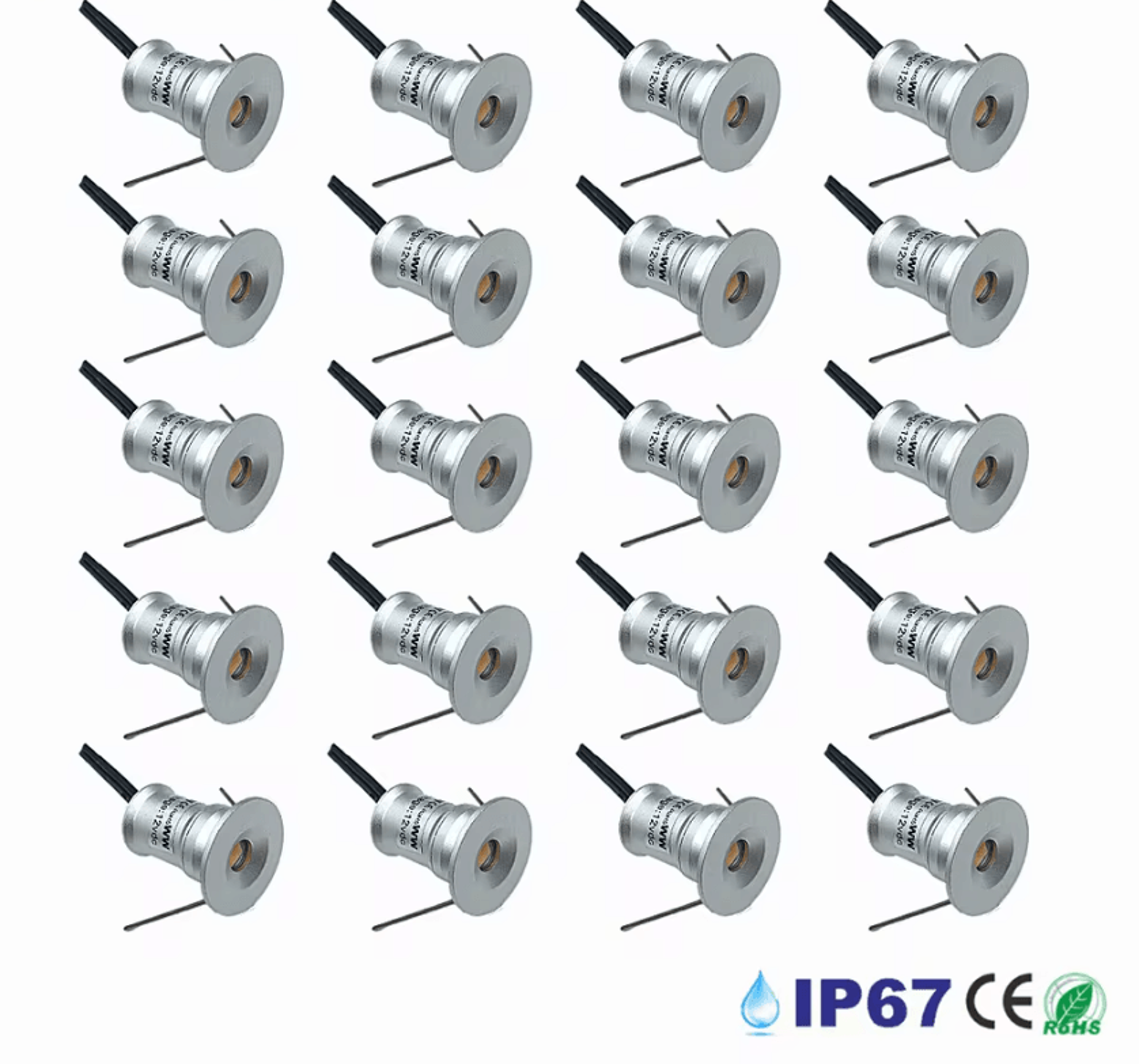 1W IP67 Mini LED Garden Ground Lamp 12V Waterproof Recessed Underground Light For Yard And Landscap 0