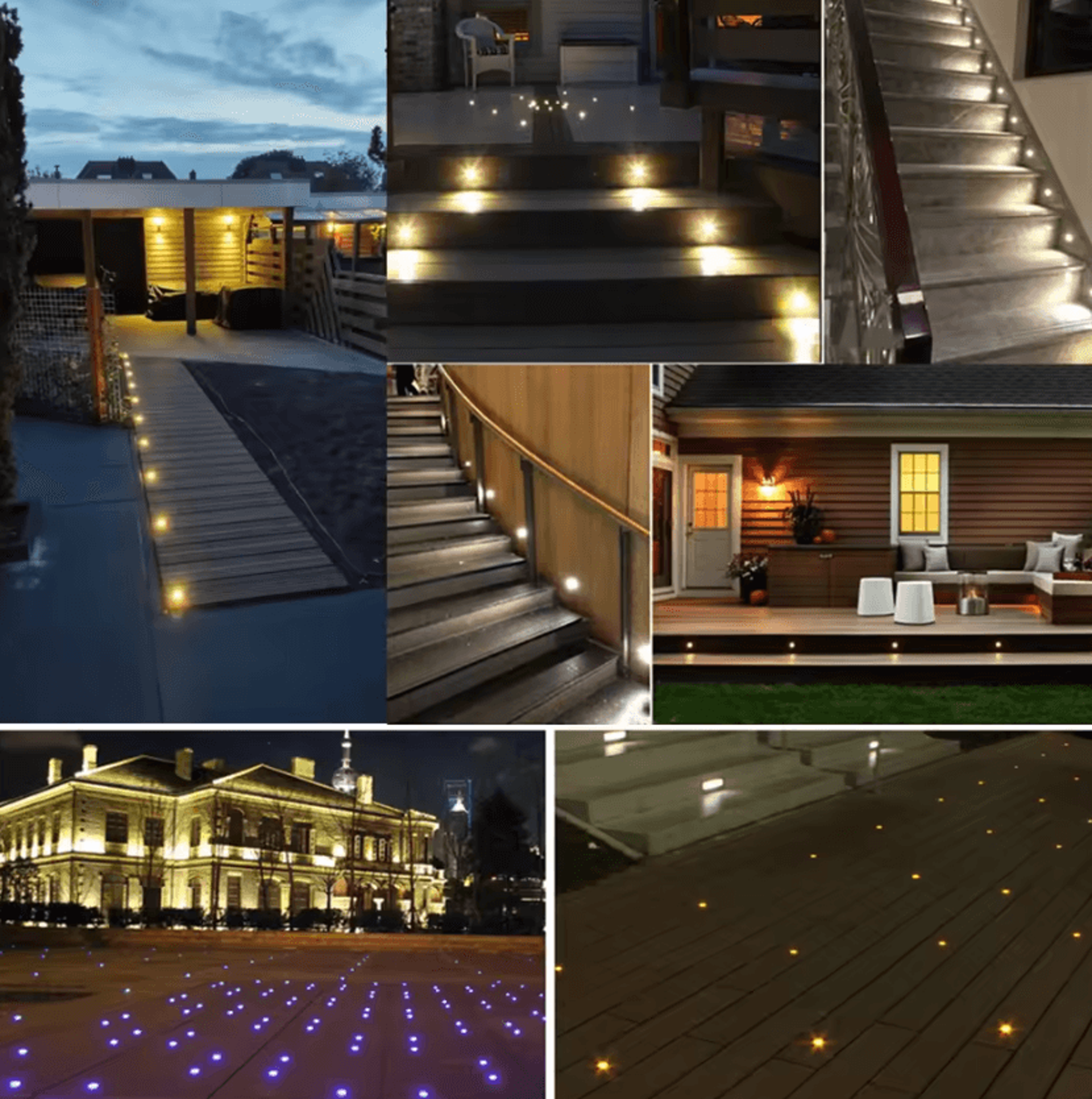 1W Mini LED Deck Light 12V 15mm IP67 Waterproof Recessed Spotlight For Garden Paths Stairs And Star 1