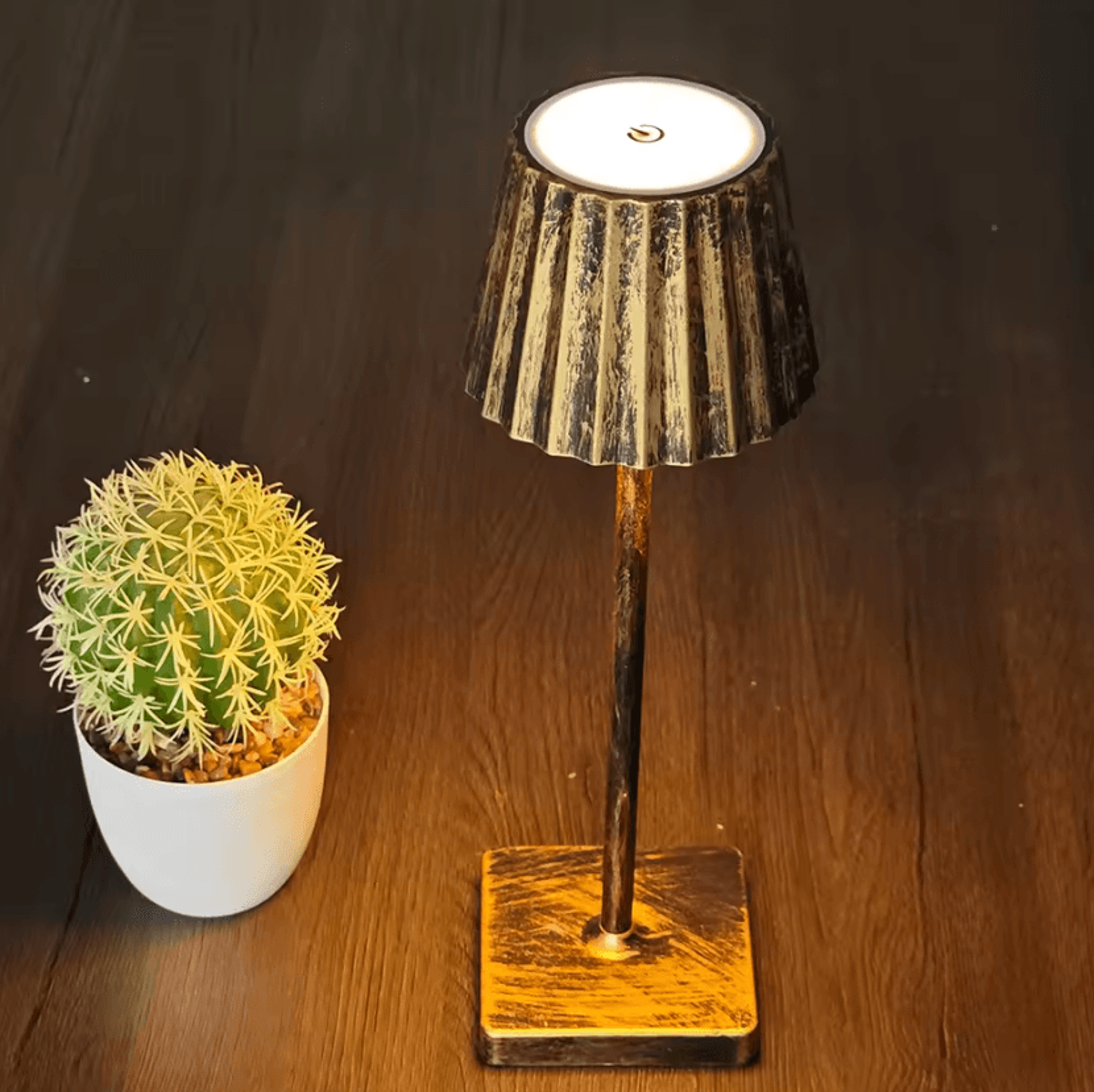 Cordless LED Desk Lamp USB Rechargeable Touch Control Table Light With 3 Color Modes And Stepless D 2