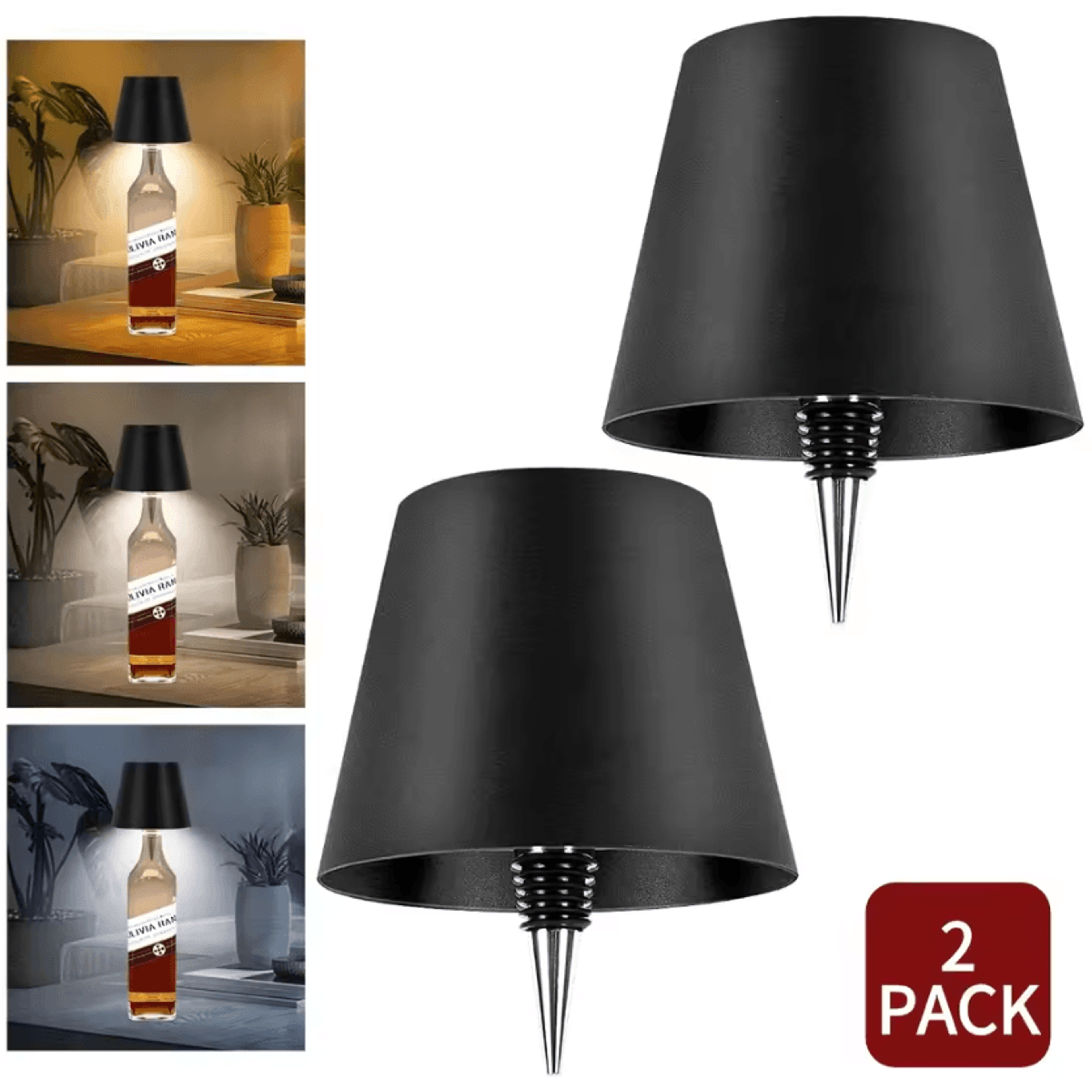 Portable LED Wine Bottle Lamp Wireless Touch Control Table Light For Bedroom Bar And Home Decor 8
