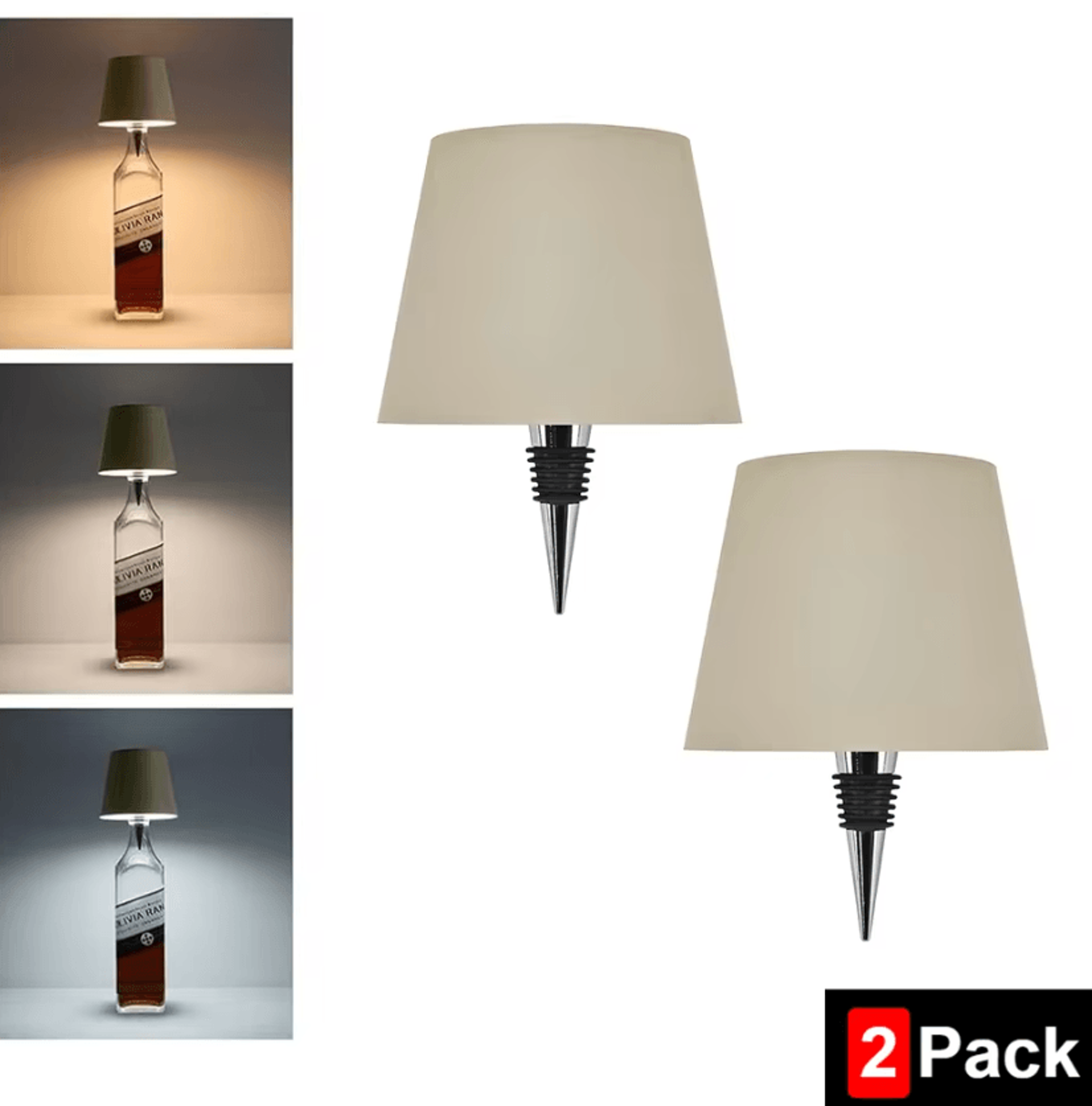 Portable LED Wine Bottle Lamp Wireless Touch Control Table Light For Bedroom Bar And Home Decor 16