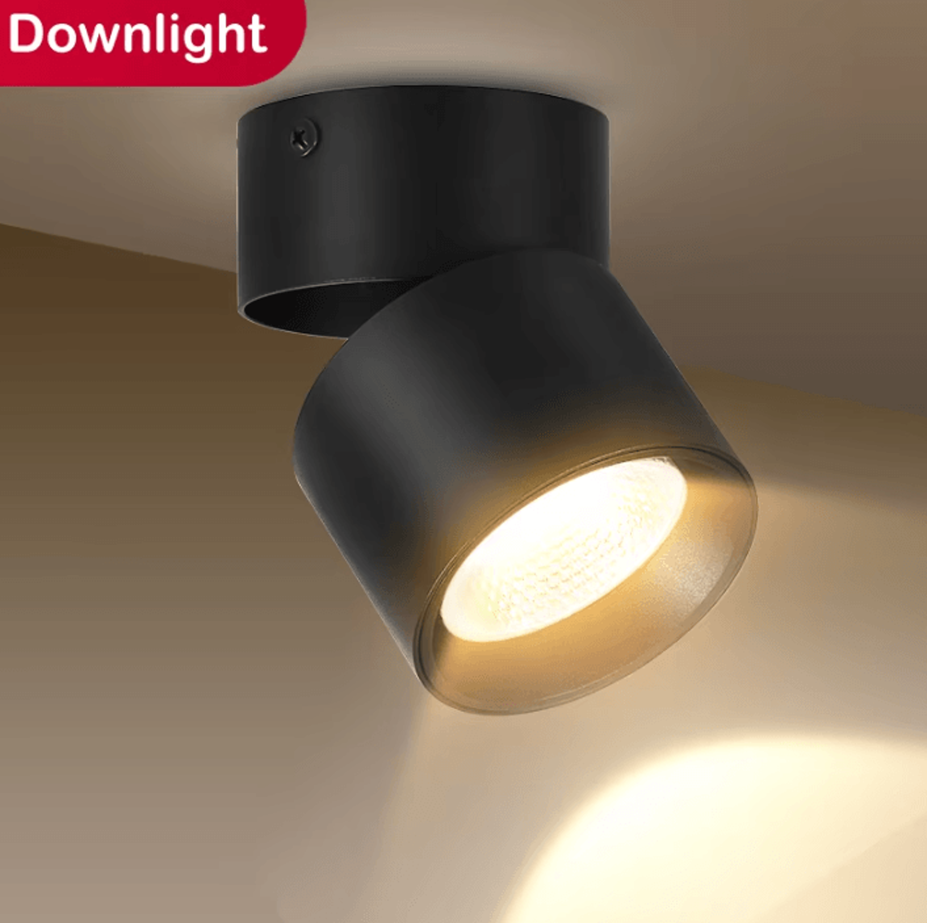 Foldable LED Surface Mounted Downlight 7W 10W 15W TriColor Adjustable Ceiling Spotlight For Living  0