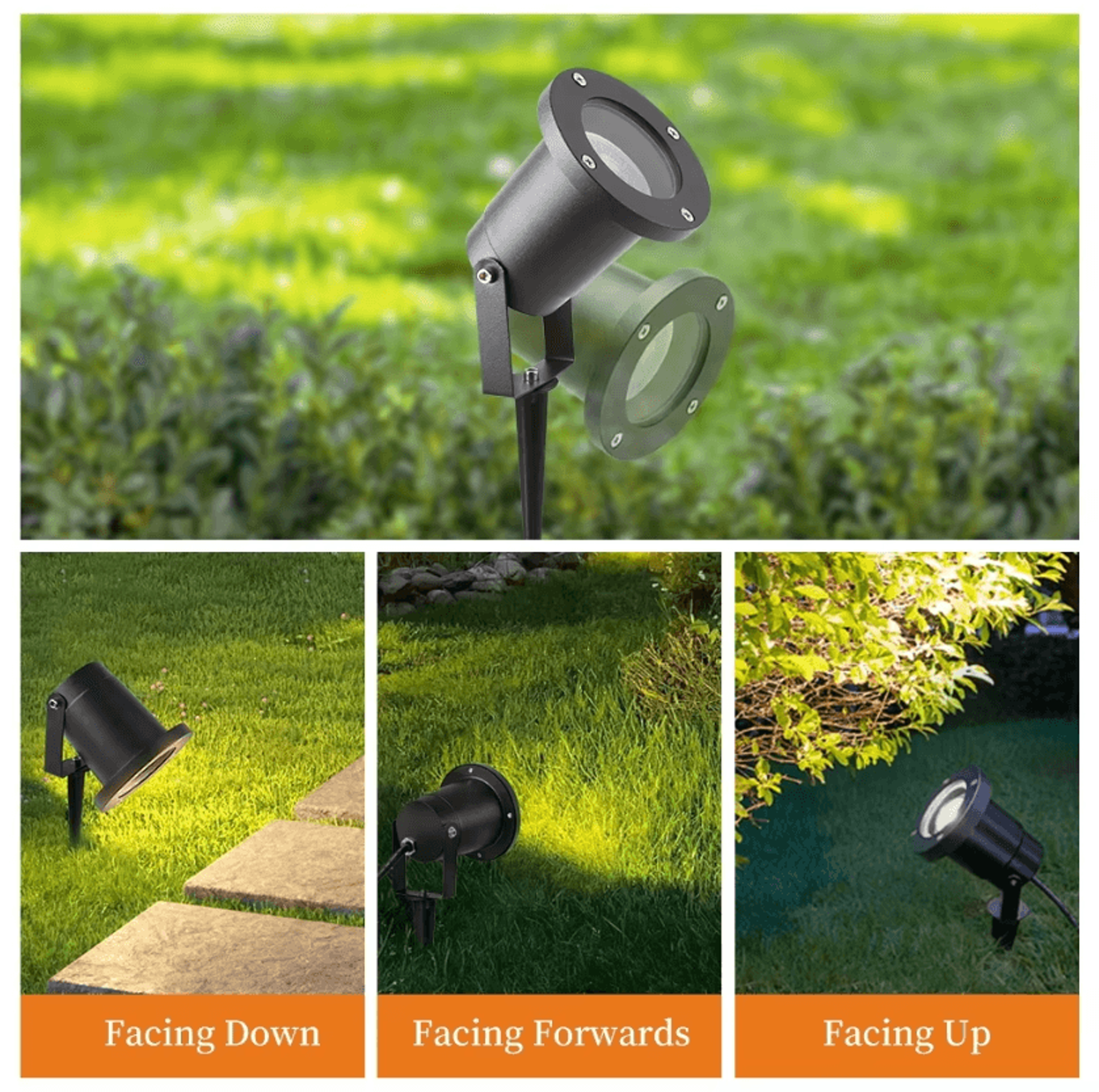 IP65 Waterproof Outdoor Lawn Spotlight GU10 Replaceable Bulb Garden Landscape Light For Villa Yard  3