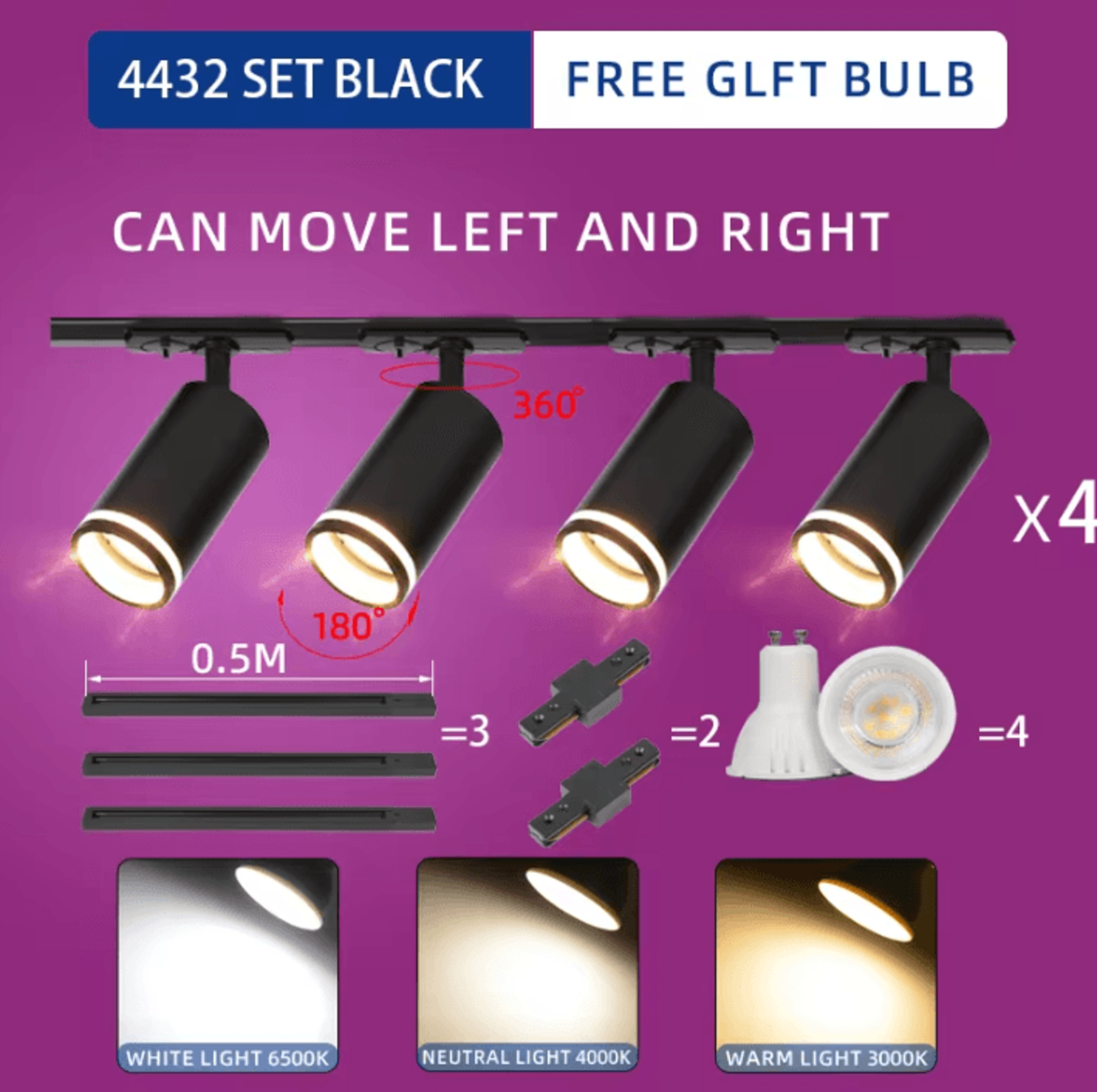 COB LED Ceiling Track Light 85V265V Adjustable Rail Spotlight For Clothing Stores Living Rooms And  5