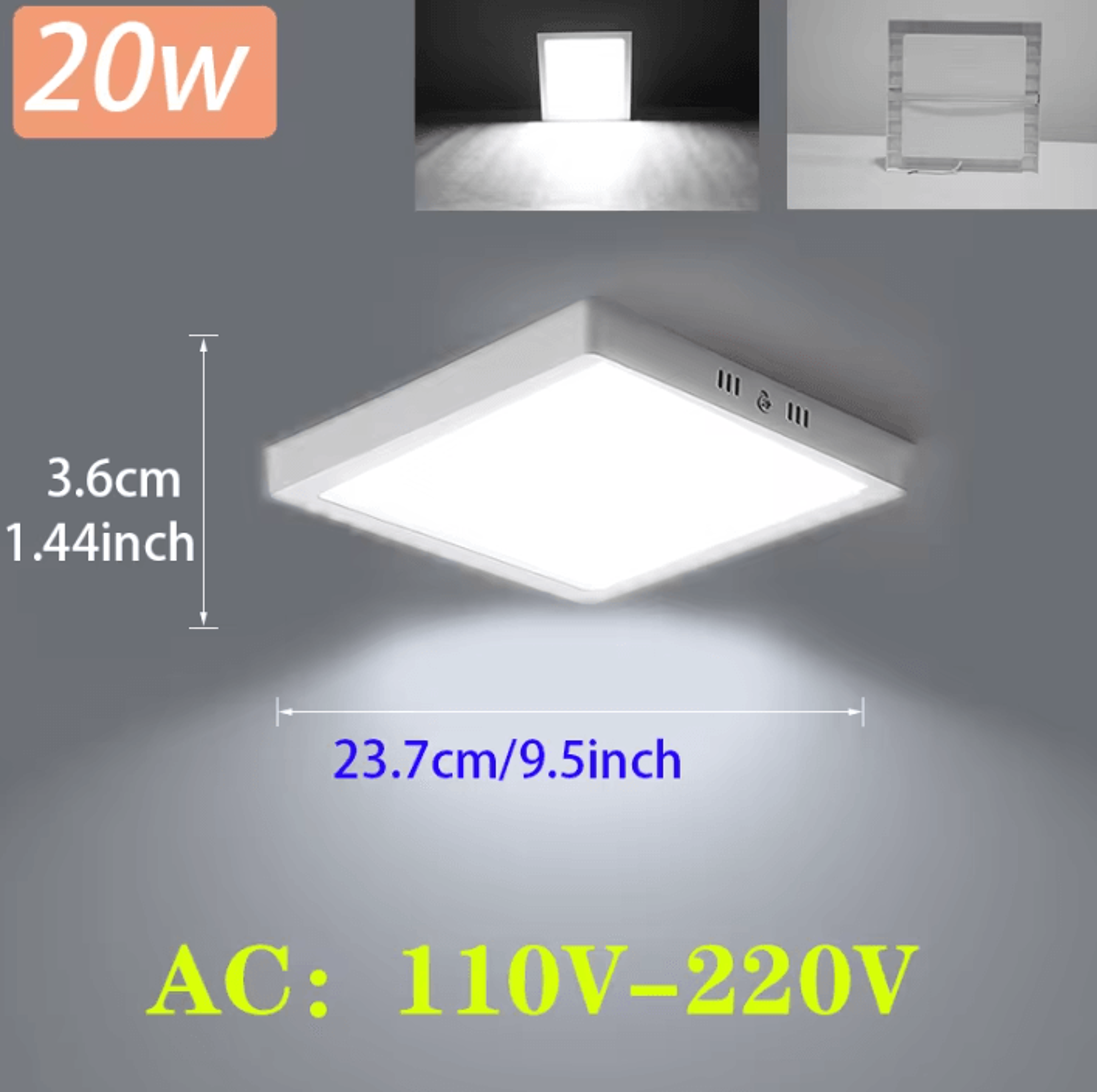Modern LED Ceiling Panel Light 15W 20W 30W AC 110V220V Indoor Fixture For Living Room Bedroom And K 8