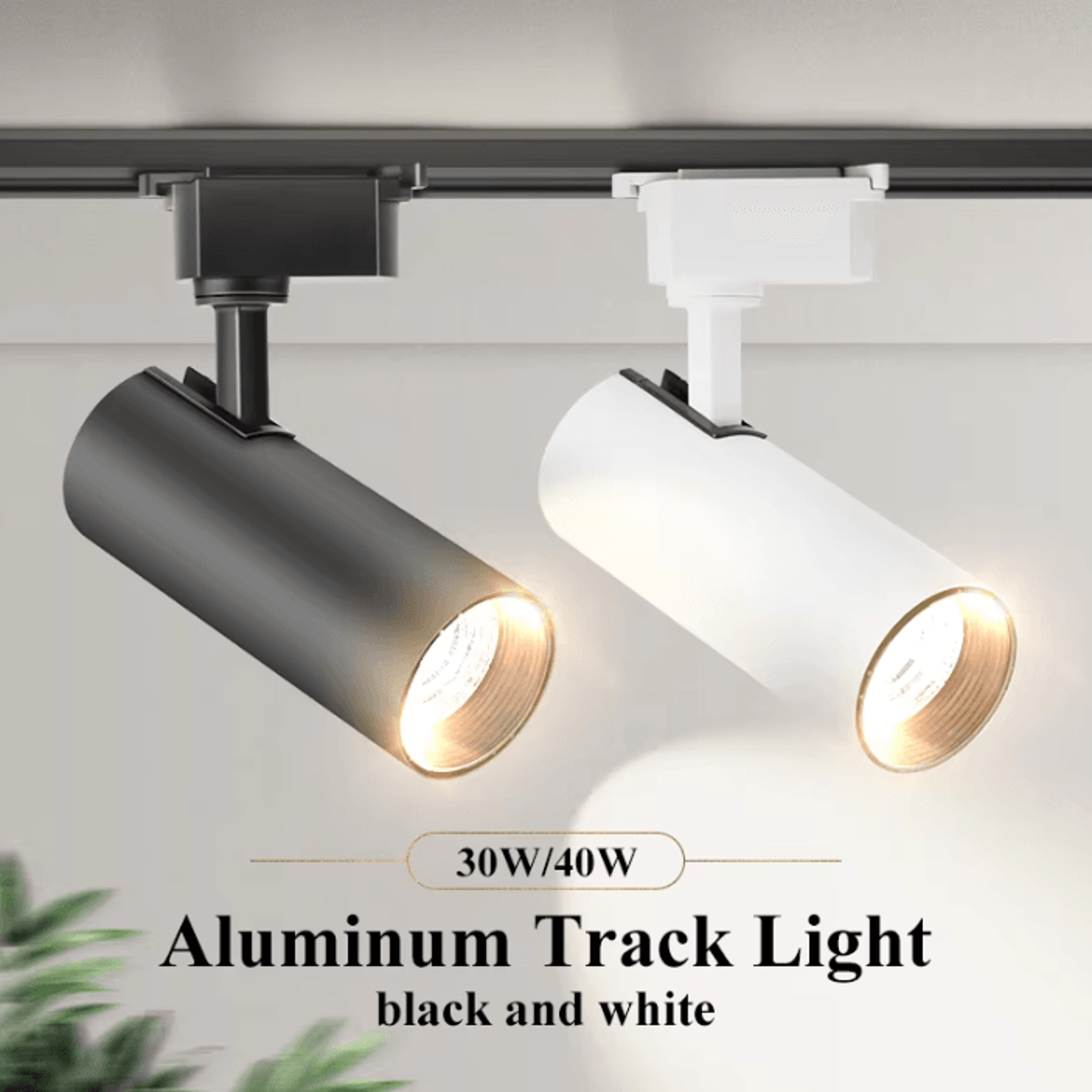 30W LED Track Light Set 220V Adjustable Rail Spotlight For Clothing Stores Shops And Commercial Lig 0