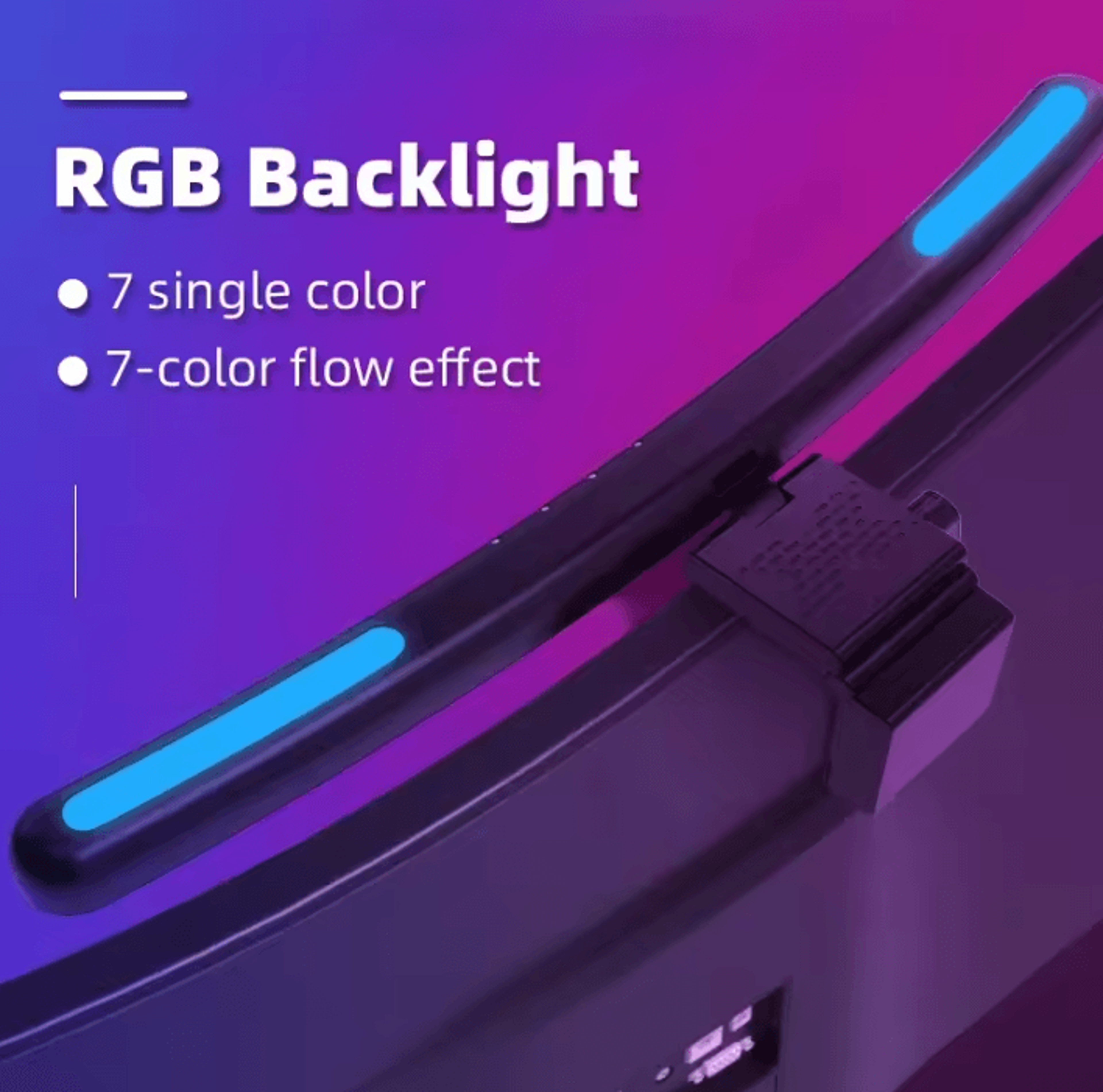 Curved LED Monitor Light Bar USB RGB Screen Lamp With Stepless Dimming For Gaming PC And Office Des 2