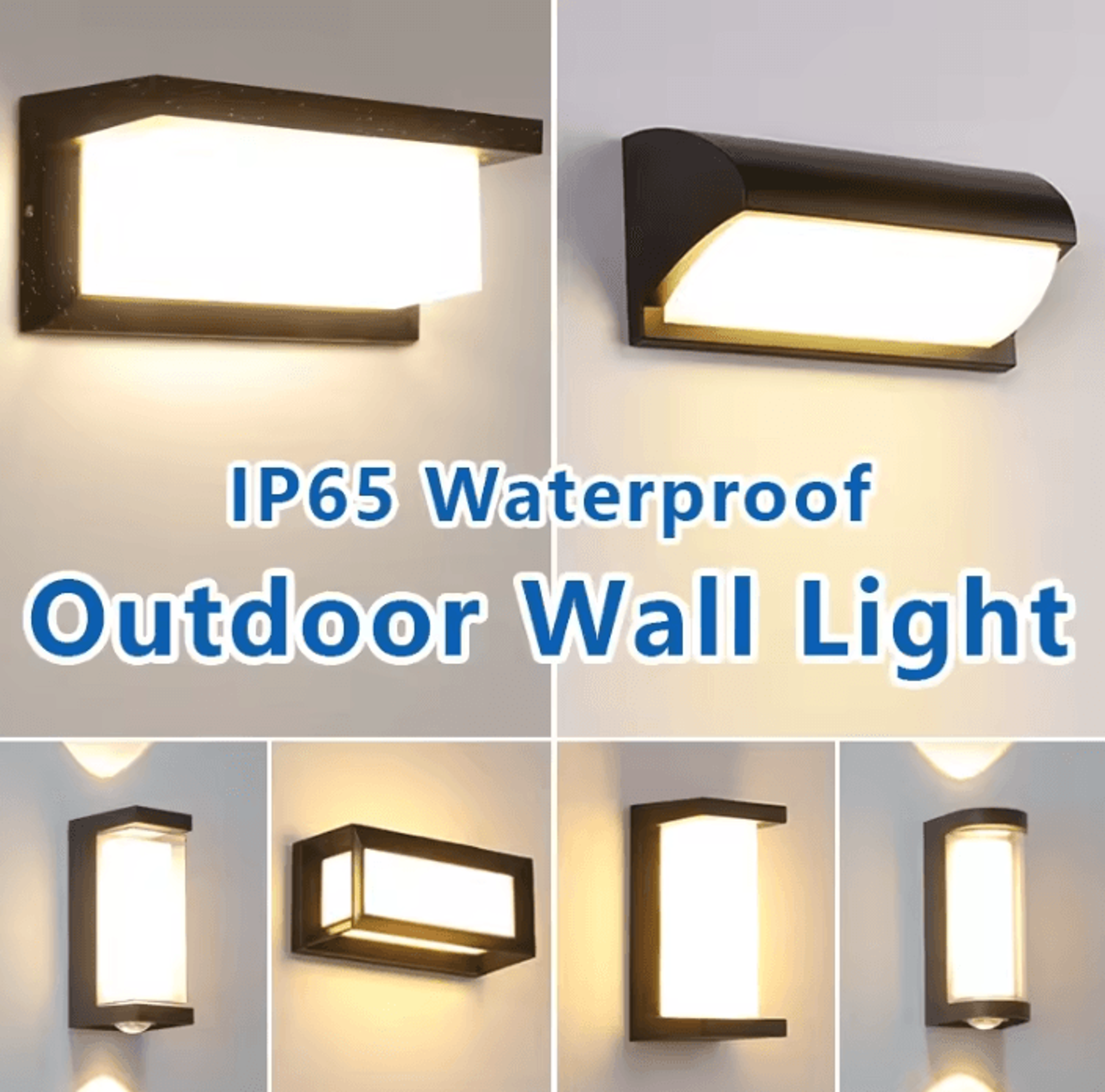 Modern IP65 Waterproof LED Outdoor Wall Light 12W 25W Decorative Lamp For Garden Corridor And Exter 0
