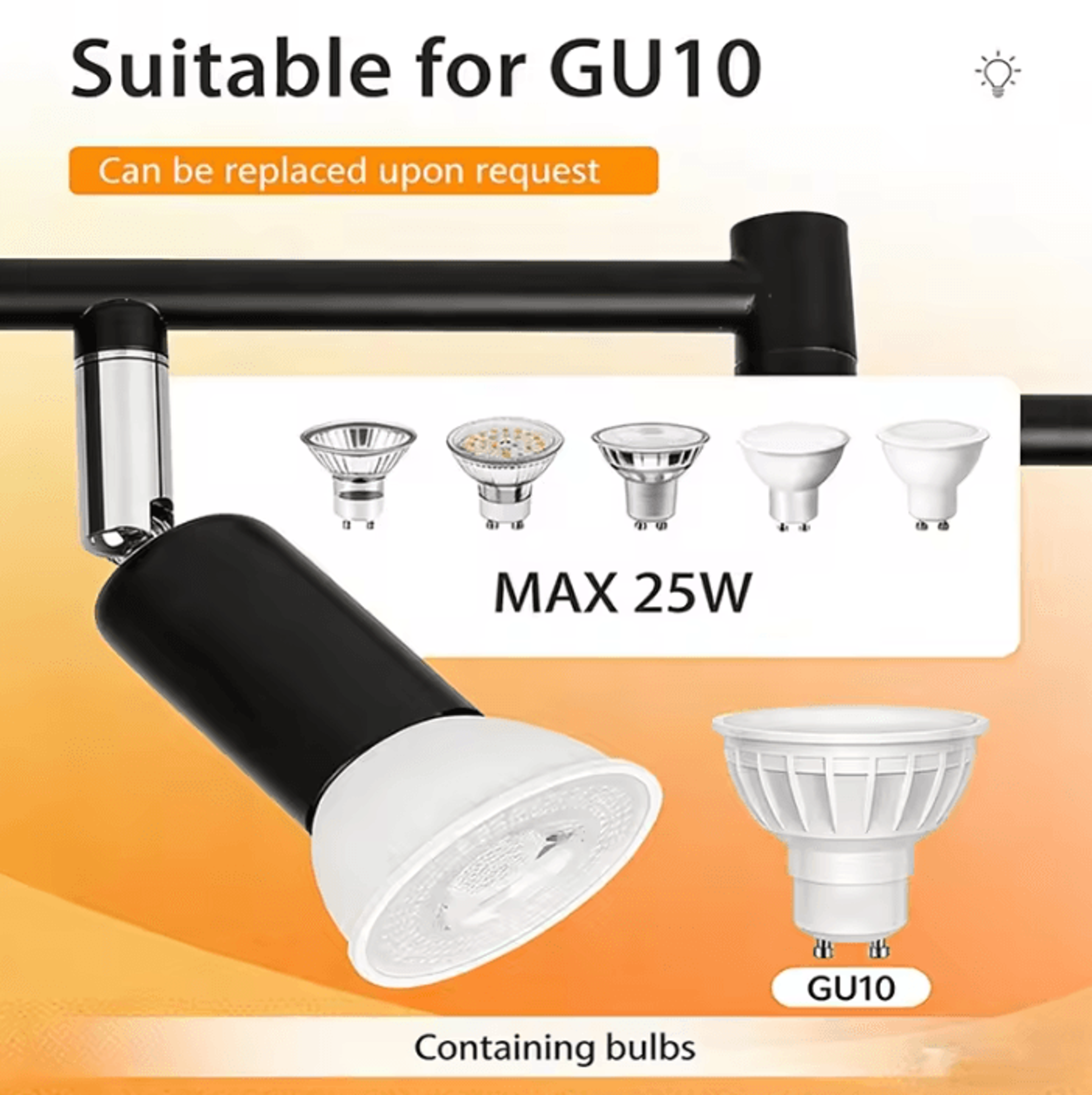 GU10 LED Ceiling Spotlight 85265V 3Color Indoor Spot Lamp For Living Room Bedroom And Kitchen 2