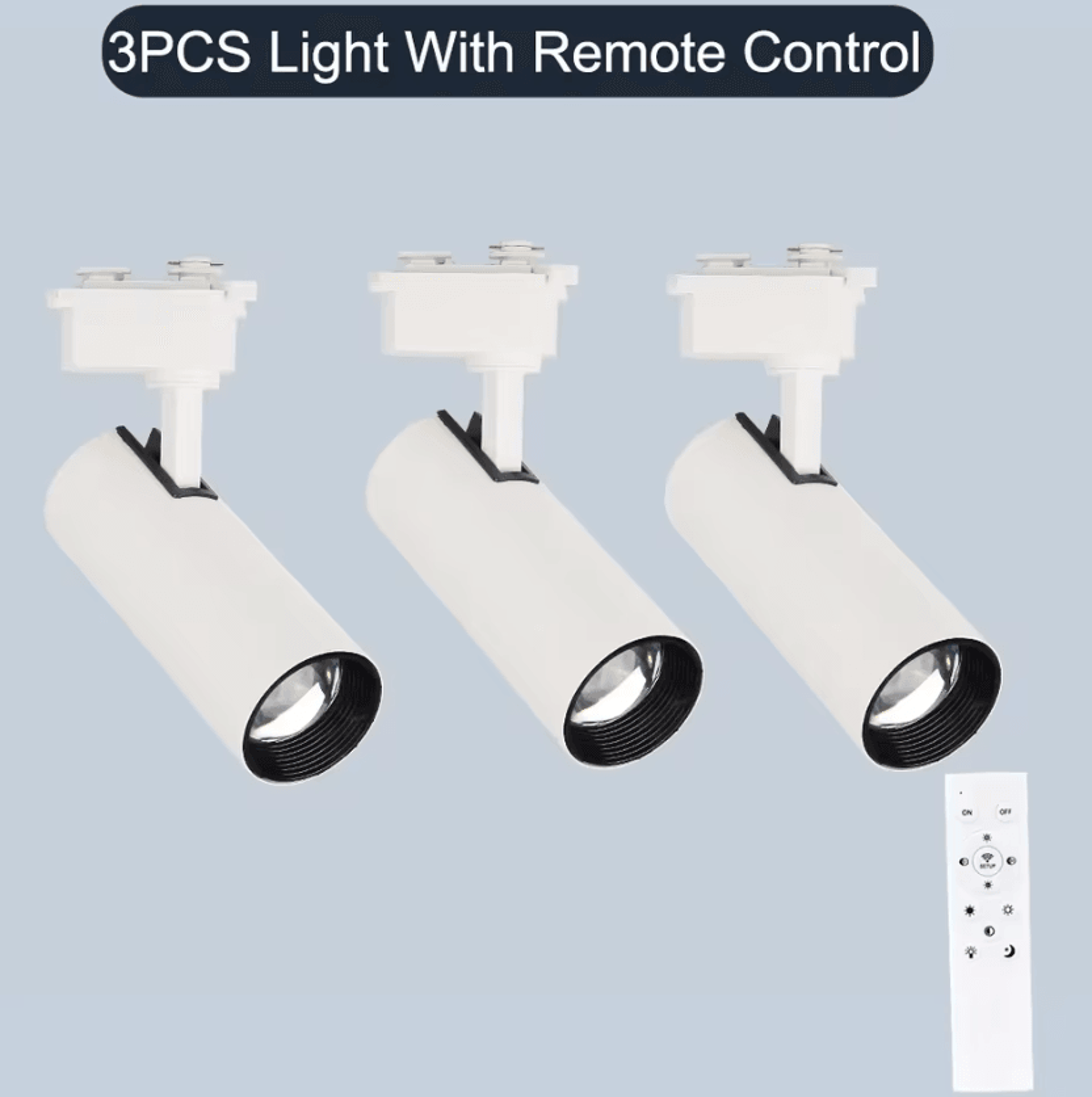 Dimmable LED Track Light With Remote Control Modern Ceiling Rail Spotlight For Clothing Stores And  15
