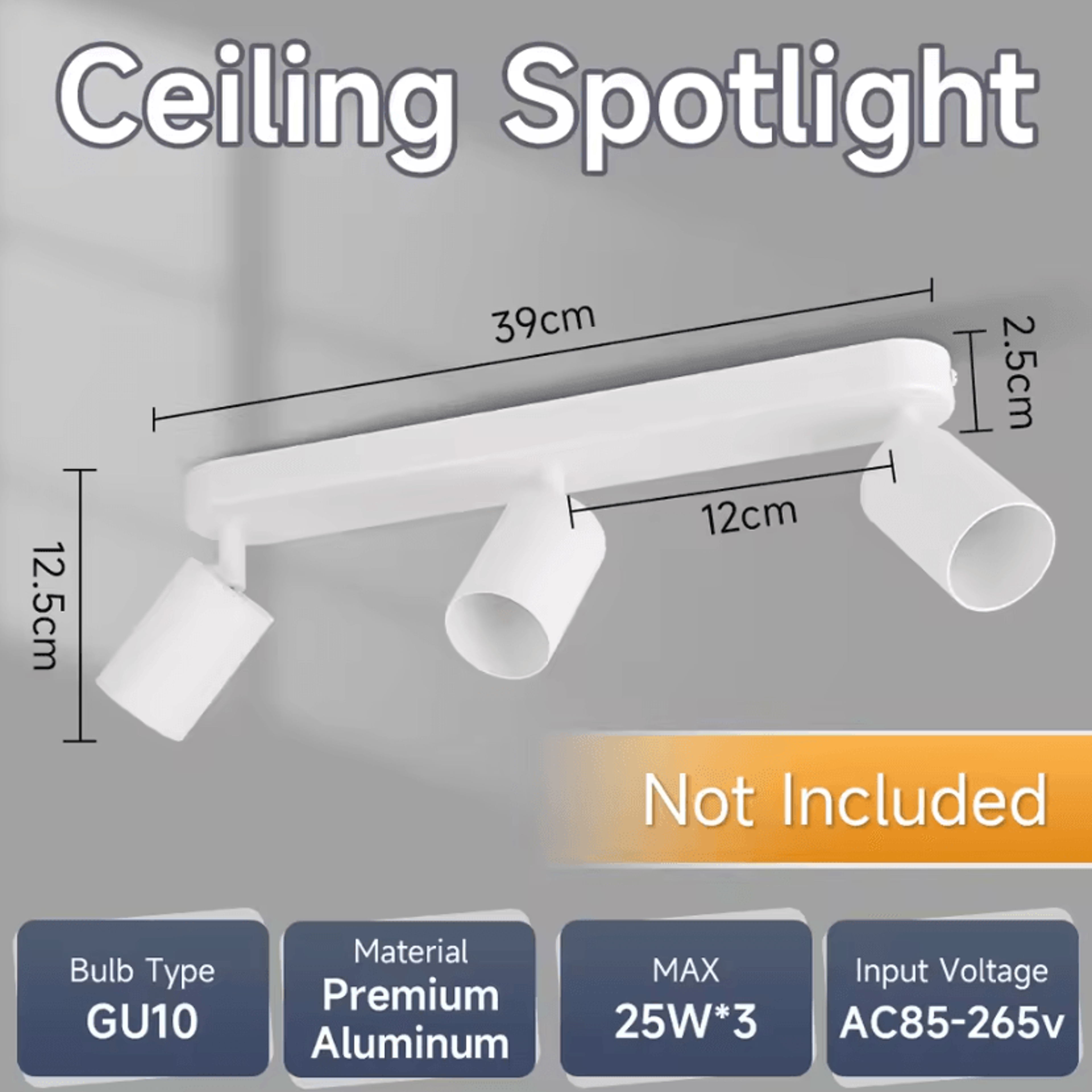 Adjustable GU10 LED Pendant Ceiling Spotlight Modern Hanging Lamp For Kitchen Dining Room And Livin 15