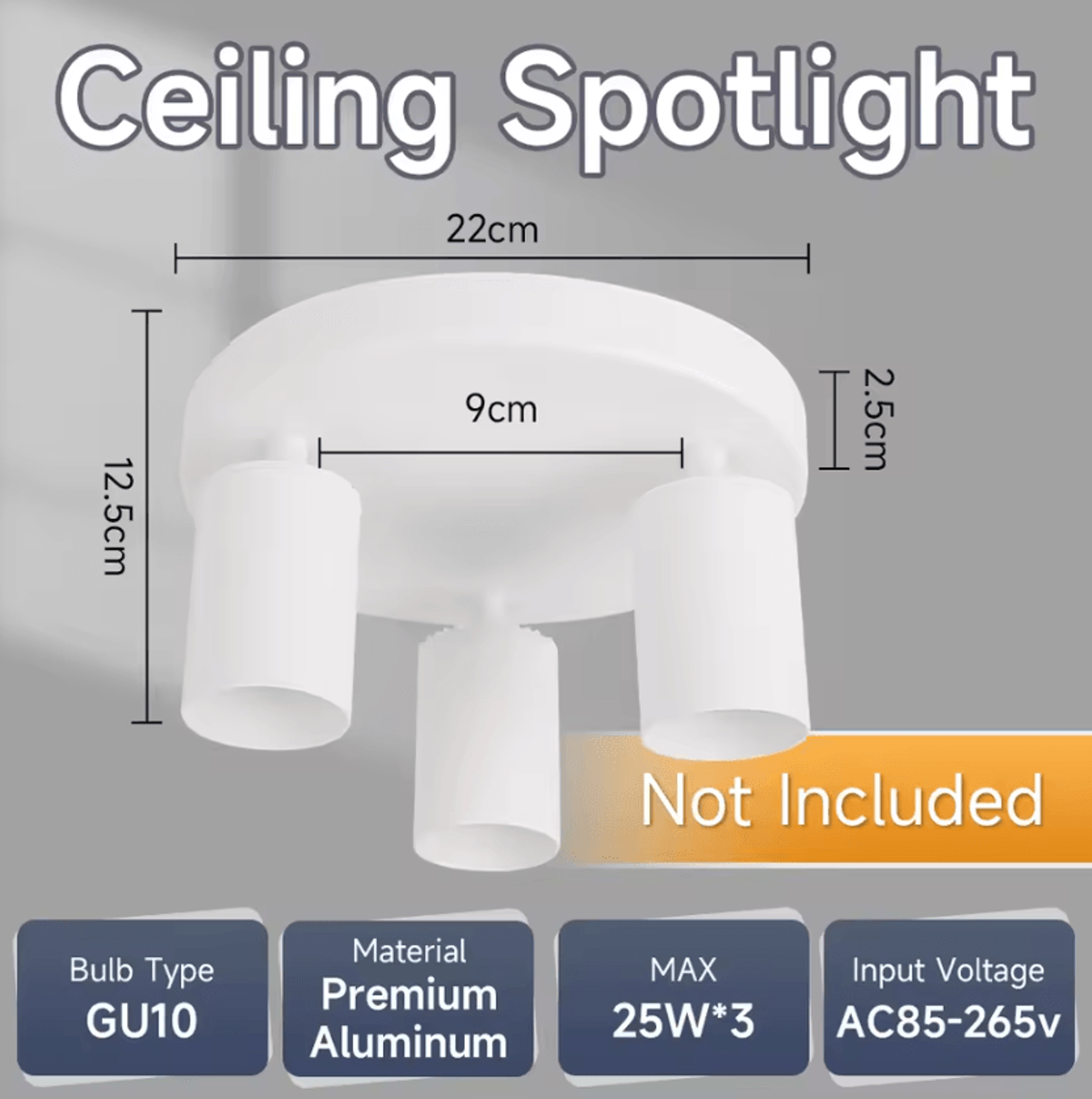 Adjustable GU10 LED Pendant Ceiling Spotlight Modern Hanging Lamp For Kitchen Dining Room And Livin 16