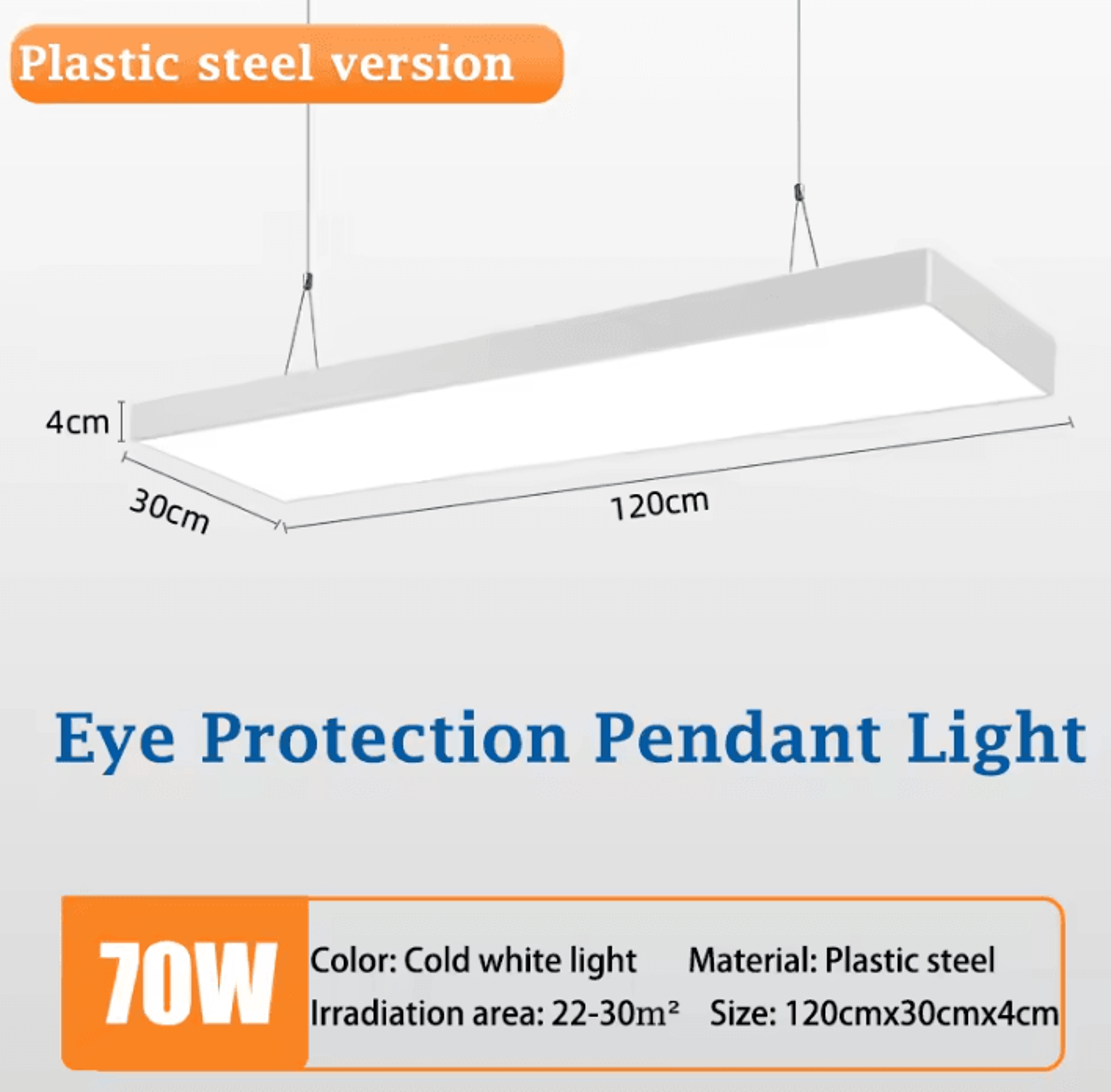 Modern 120CM LED Pendant Bar Light 185265V Linear Hanging Chandelier For Dining Room Office And Sto 11