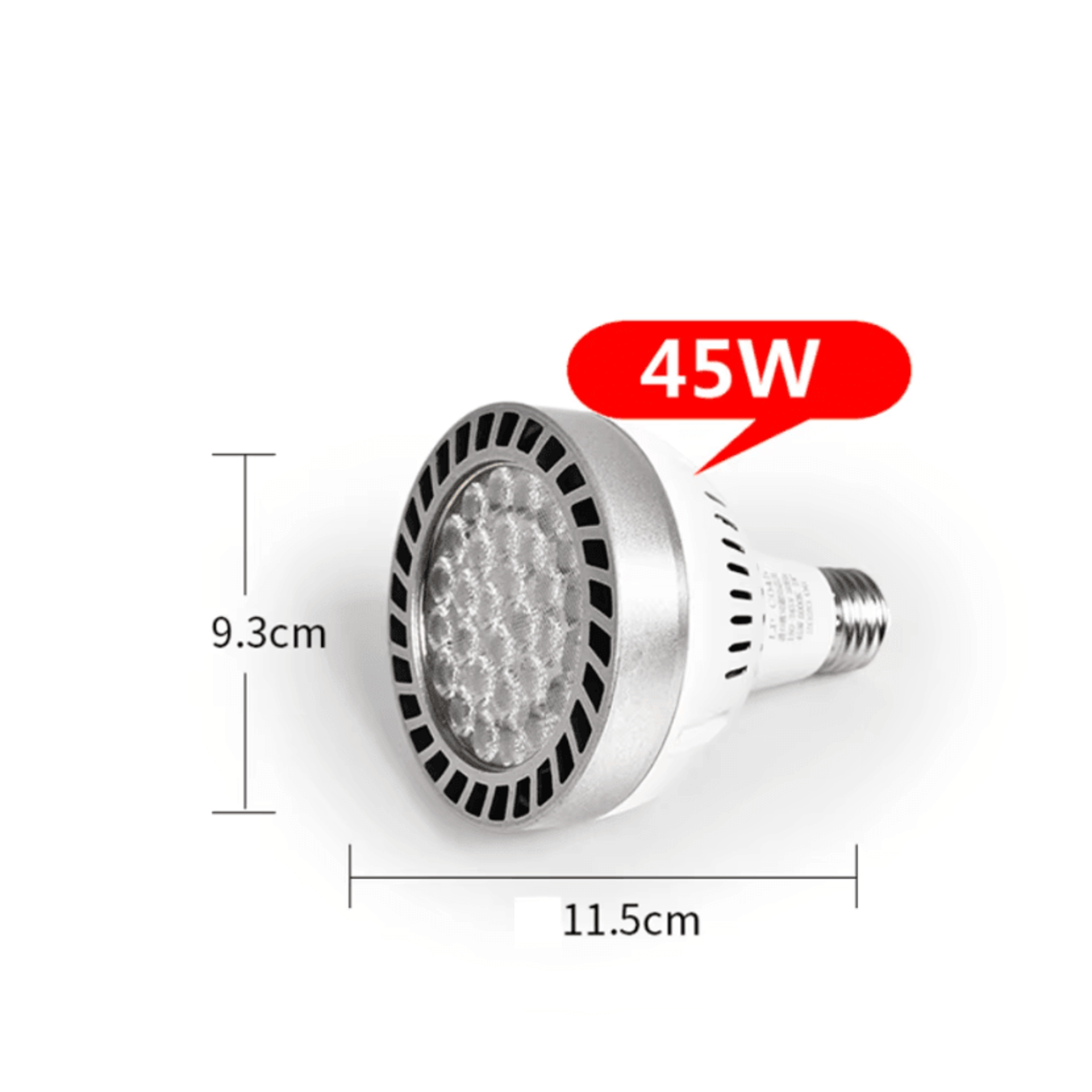 PAR30 LED Spotlight Bulb 35W 45W E27 Super Bright Daylight Lamp 220V For Bedroom And Balcony 1