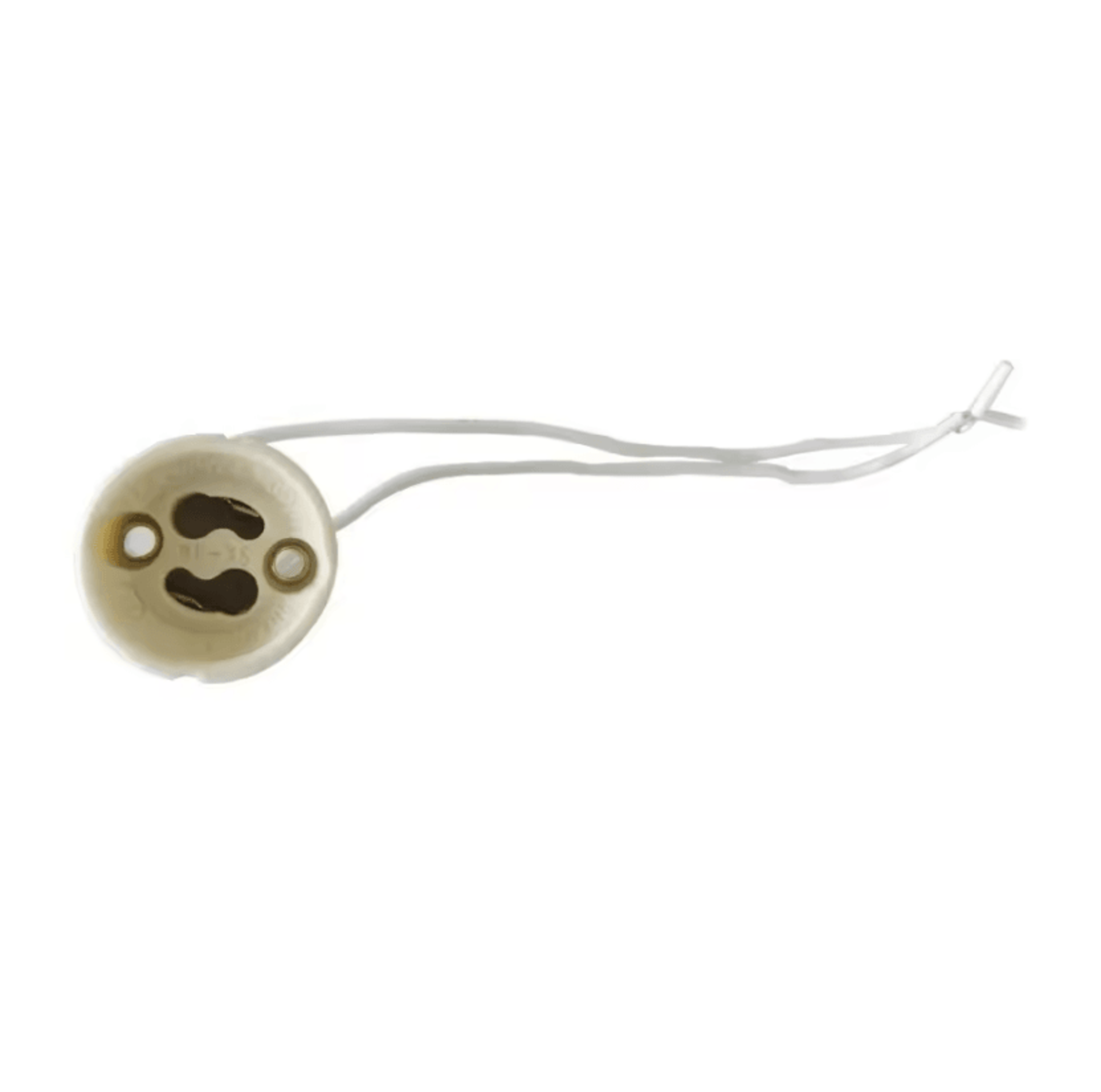 GU10 Ceramic LED Bulb Holders 1050PCS HeatResistant Lamp Sockets With Silicone Wires 1