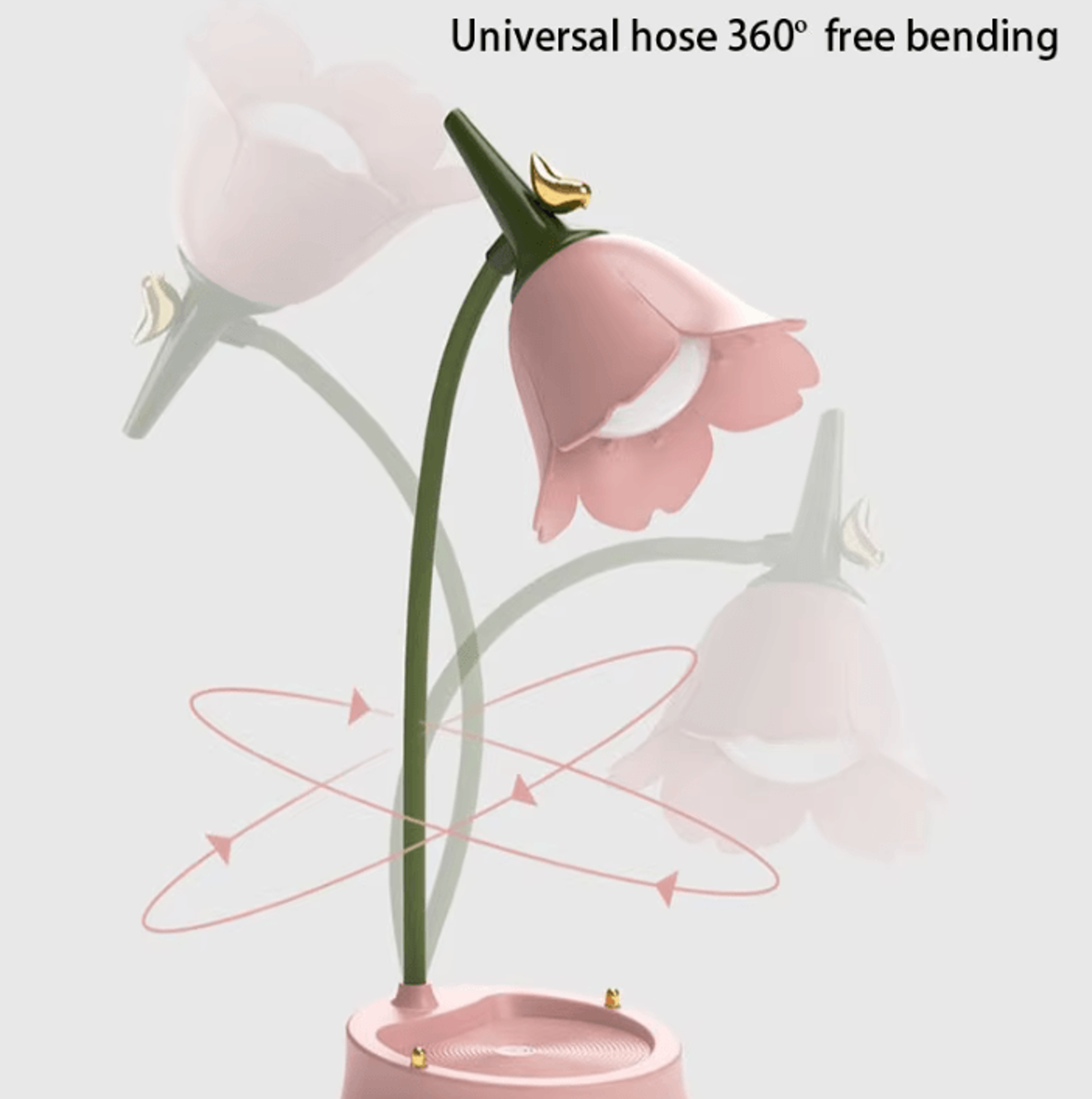 Flower LED Desk Lamp Touch Control Reading Light For Bedroom Study And Student Desk 1