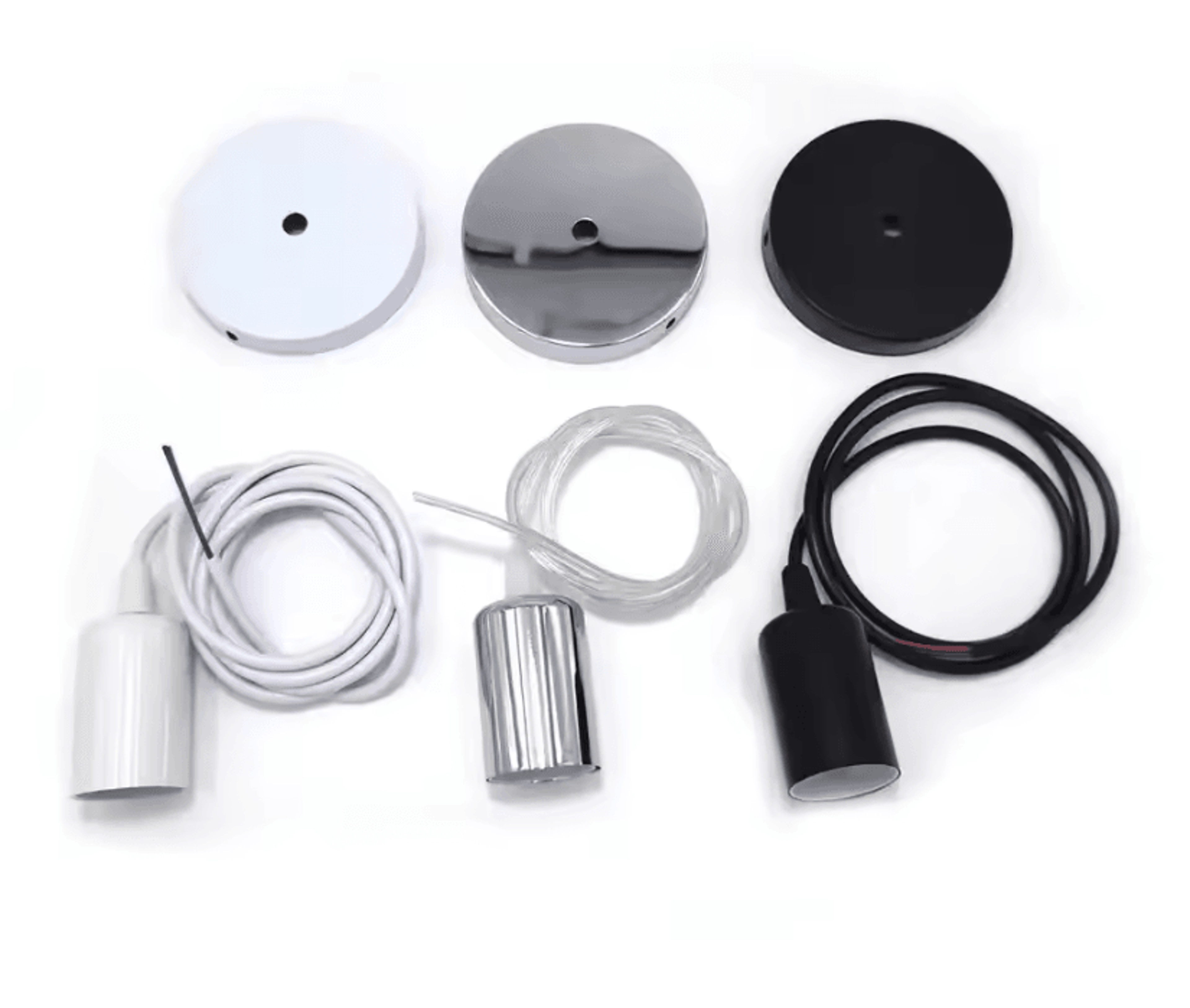 E27 DIY Pendant Light Socket Kit 05m Retro Hanging Lamp Holder With Cable For Chandelier Lighting 0
