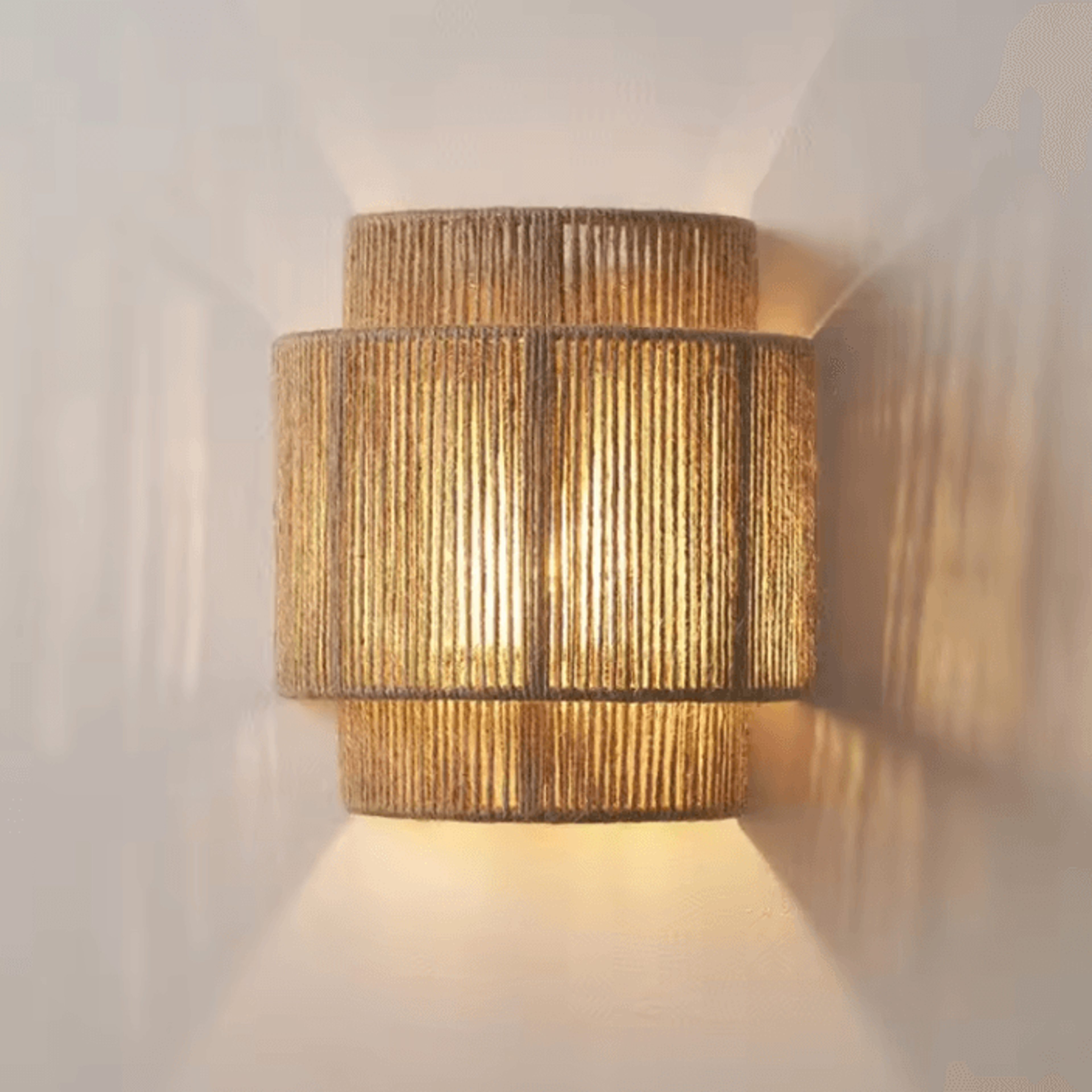 Retro Rattan Woven Wall Lamp E27 Chinese Style Hemp Rope Sconce For Living Room And Home Decor 1