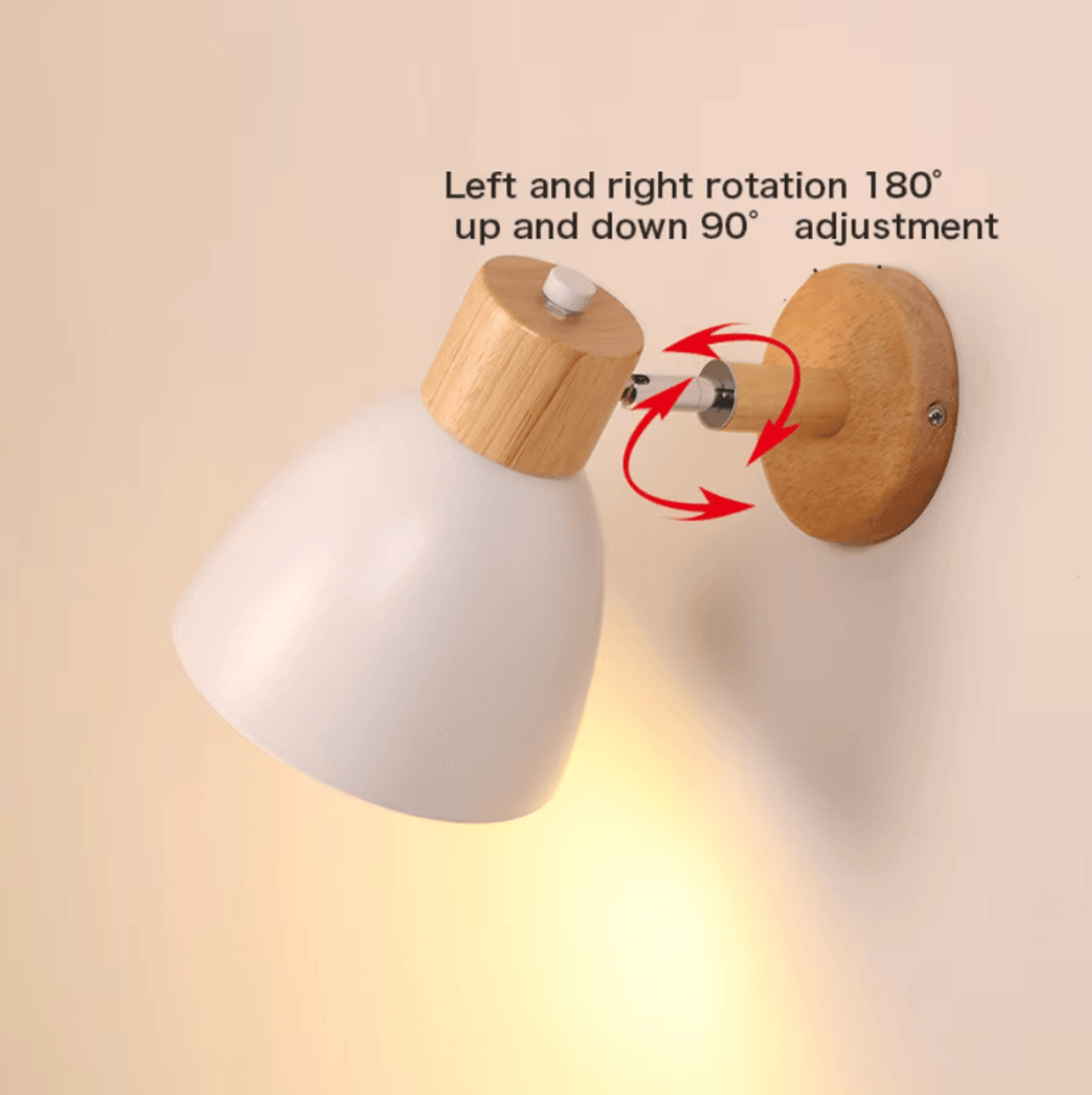 Nordic Macaron Adjustable Wall Sconce E27 Minimalist Bedside Lamp In 6 Colors 1
