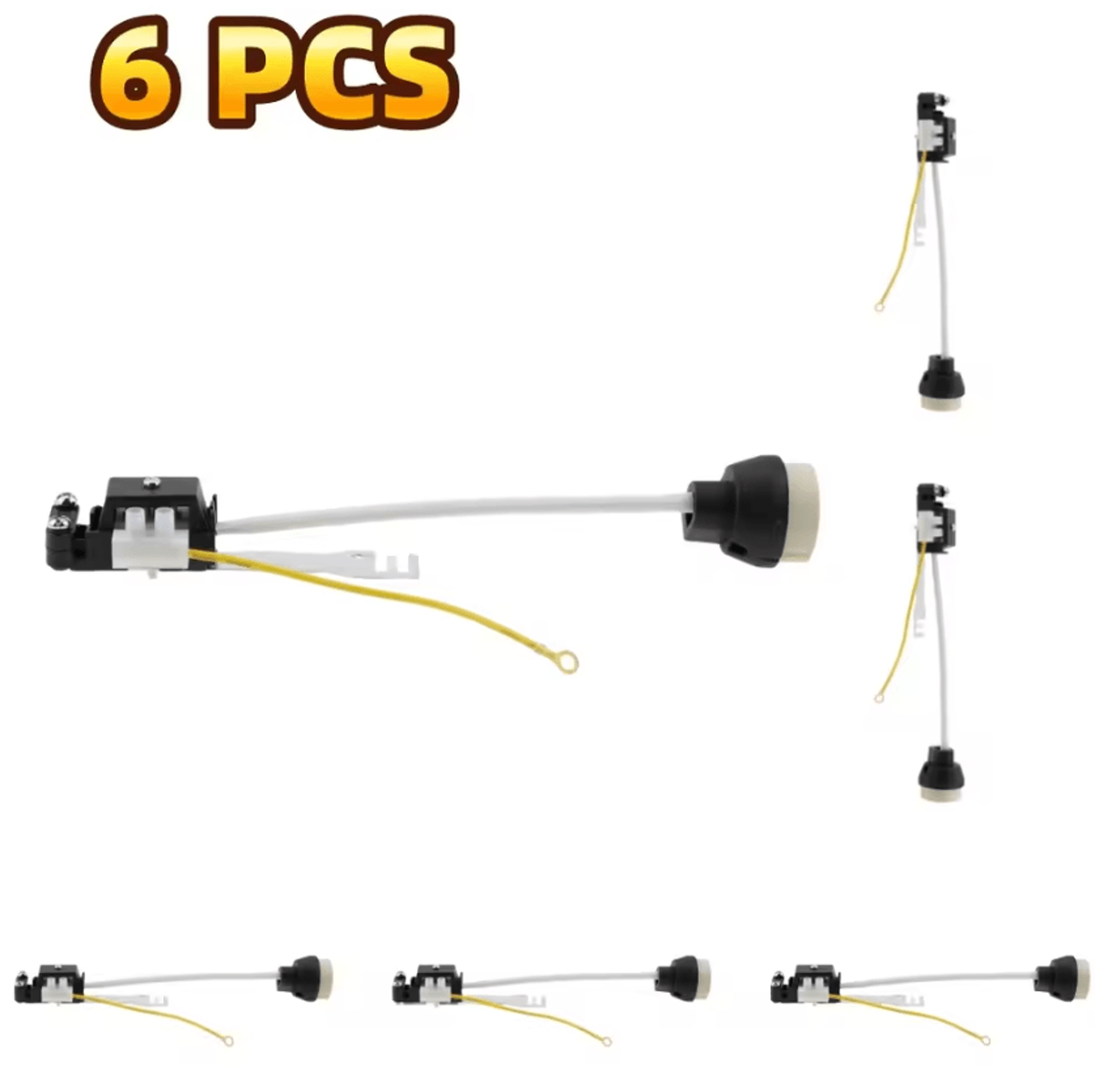 GU10 Ceramic Lamp Holder With Bracket And Terminal Box 16PCS LED Downlight Socket Connector 6