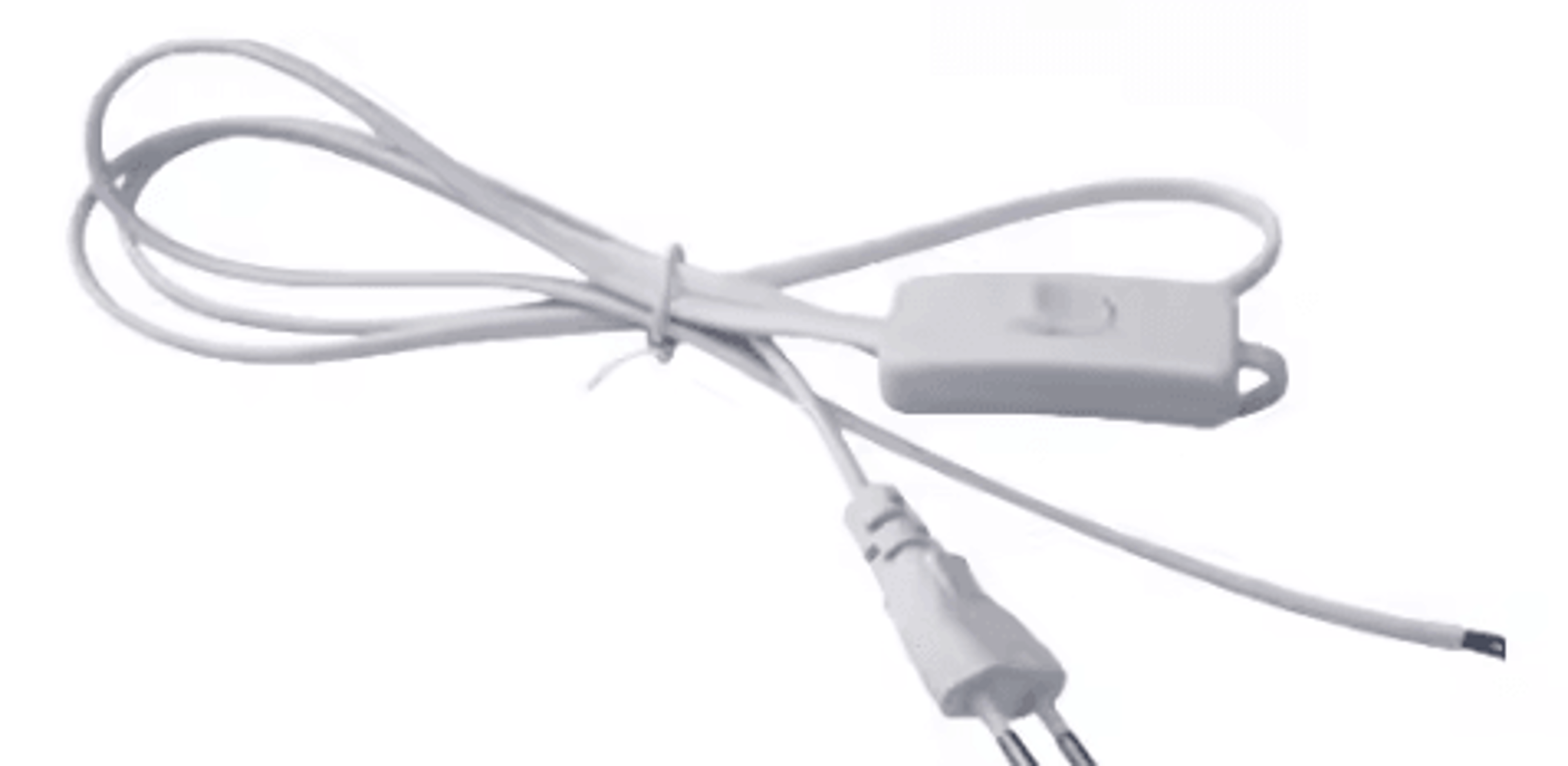 EU Plug LED Tube Power Cord With On Off Switch 102050PCS Extension Cable For Desk Lamps And Light F 3