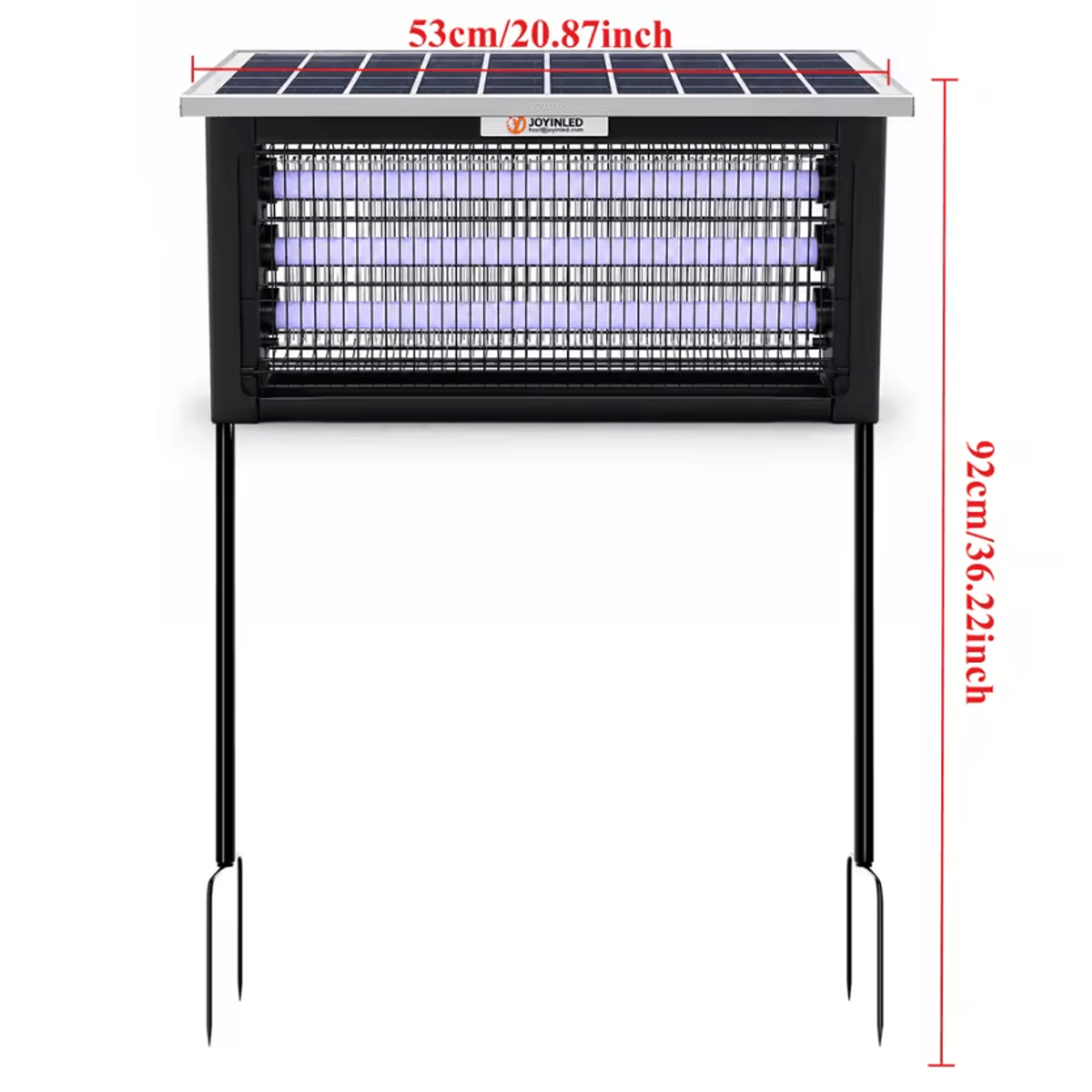Large Solar Powered Bug Zapper Rechargeable Waterproof Outdoor Mosquito Killer For Patio And Garden 4
