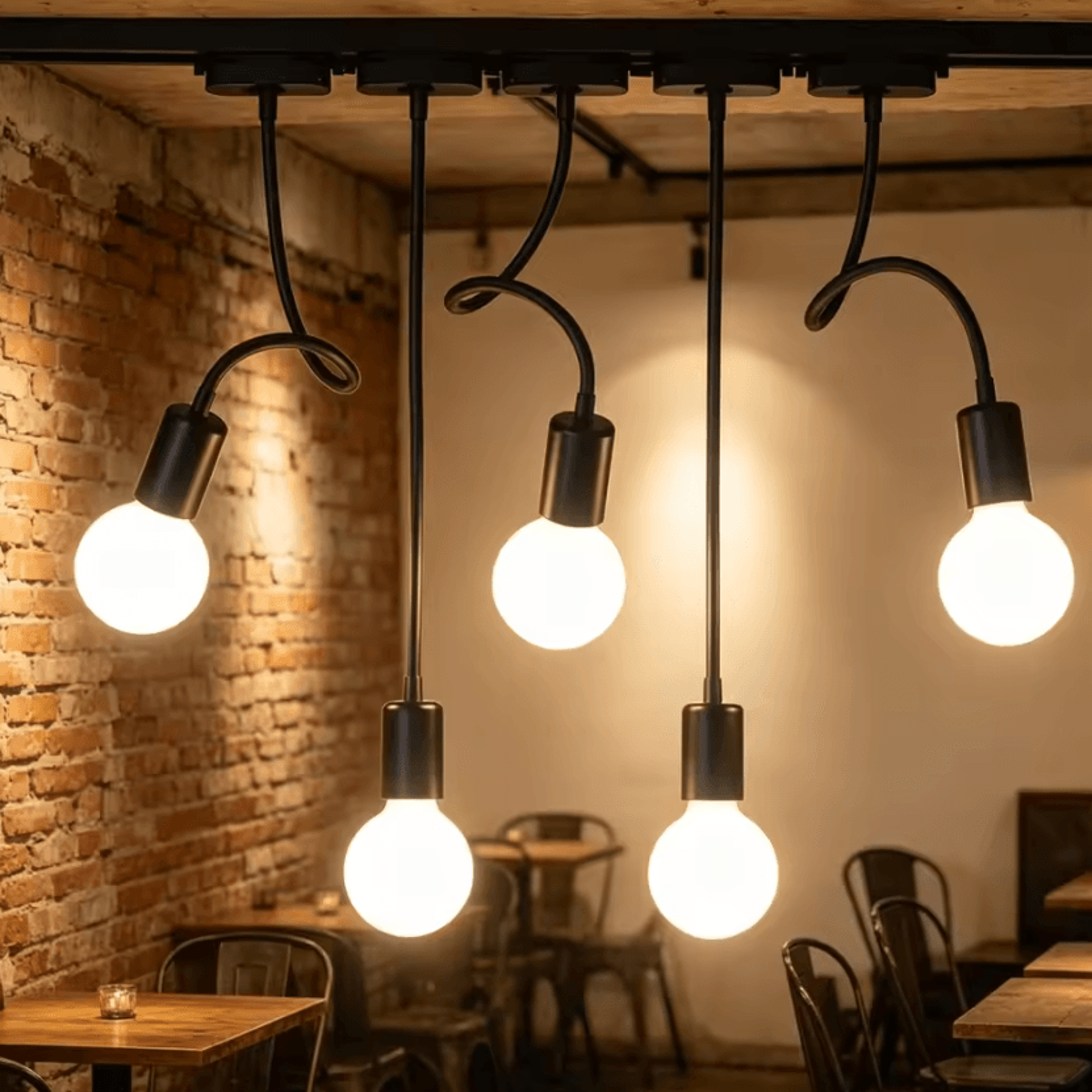 JOYINLED E27 HType Track Spotlight Adjustable Ceiling Rail Light For Restaurant And Clothing Shop 0
