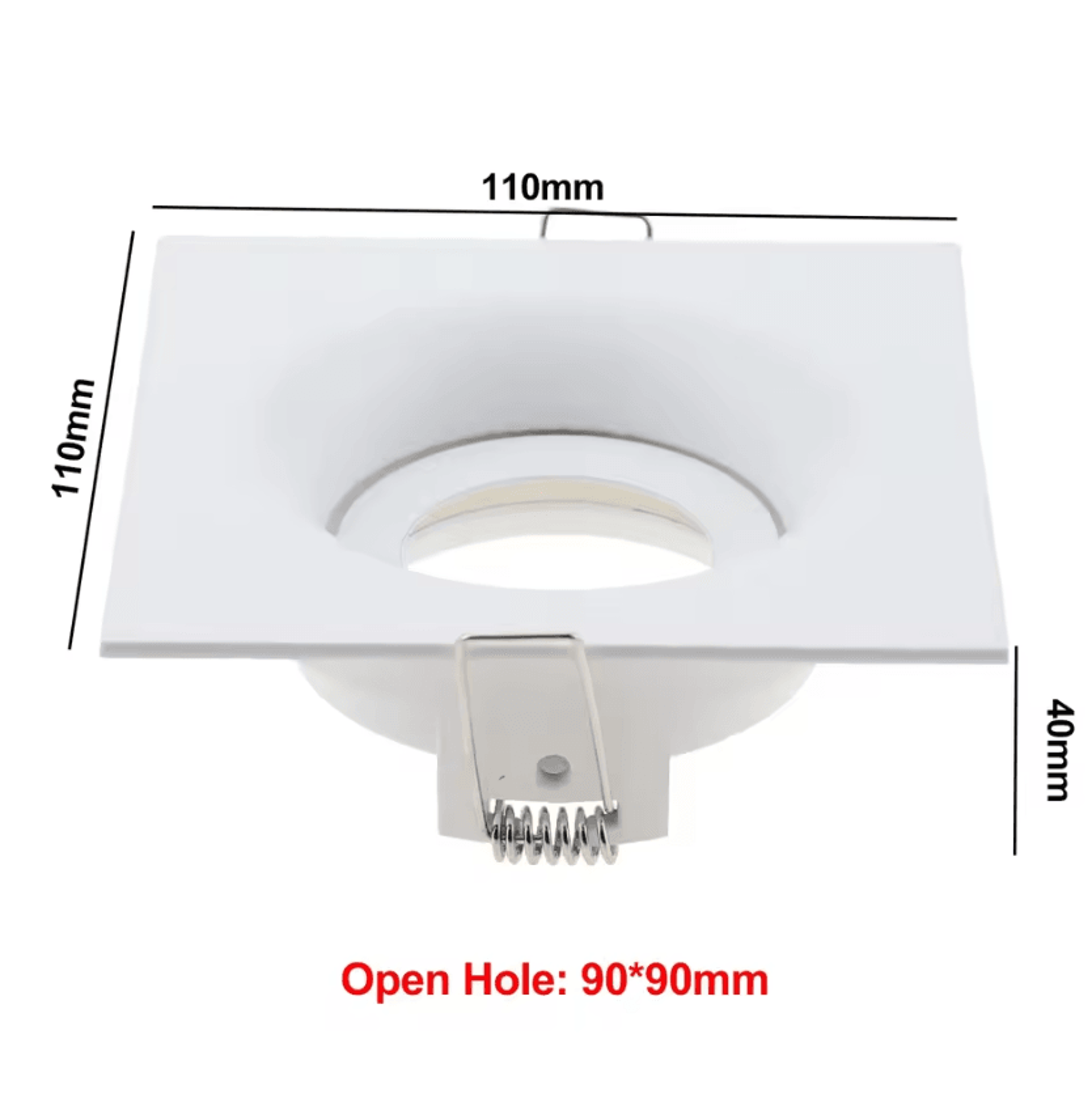 JOYINLED Modern GU10 MR16 Spotlight Frame Module Face Ring Ceiling Light Housing Kit 5