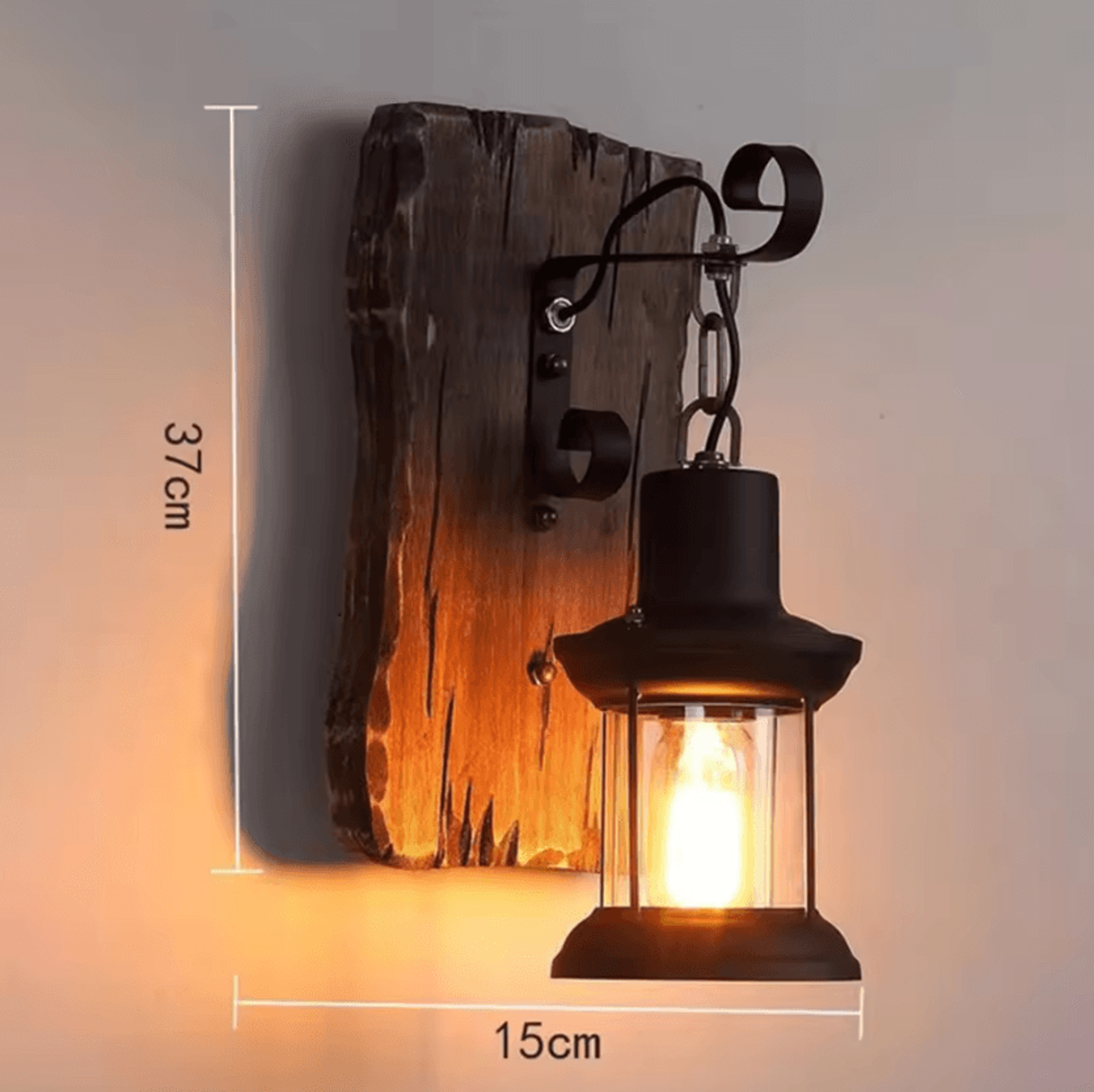 Vintage Industrial E27 Wall Sconce Black Retro Loft Wall Lamp For Bedroom Hallway And Living Room 4