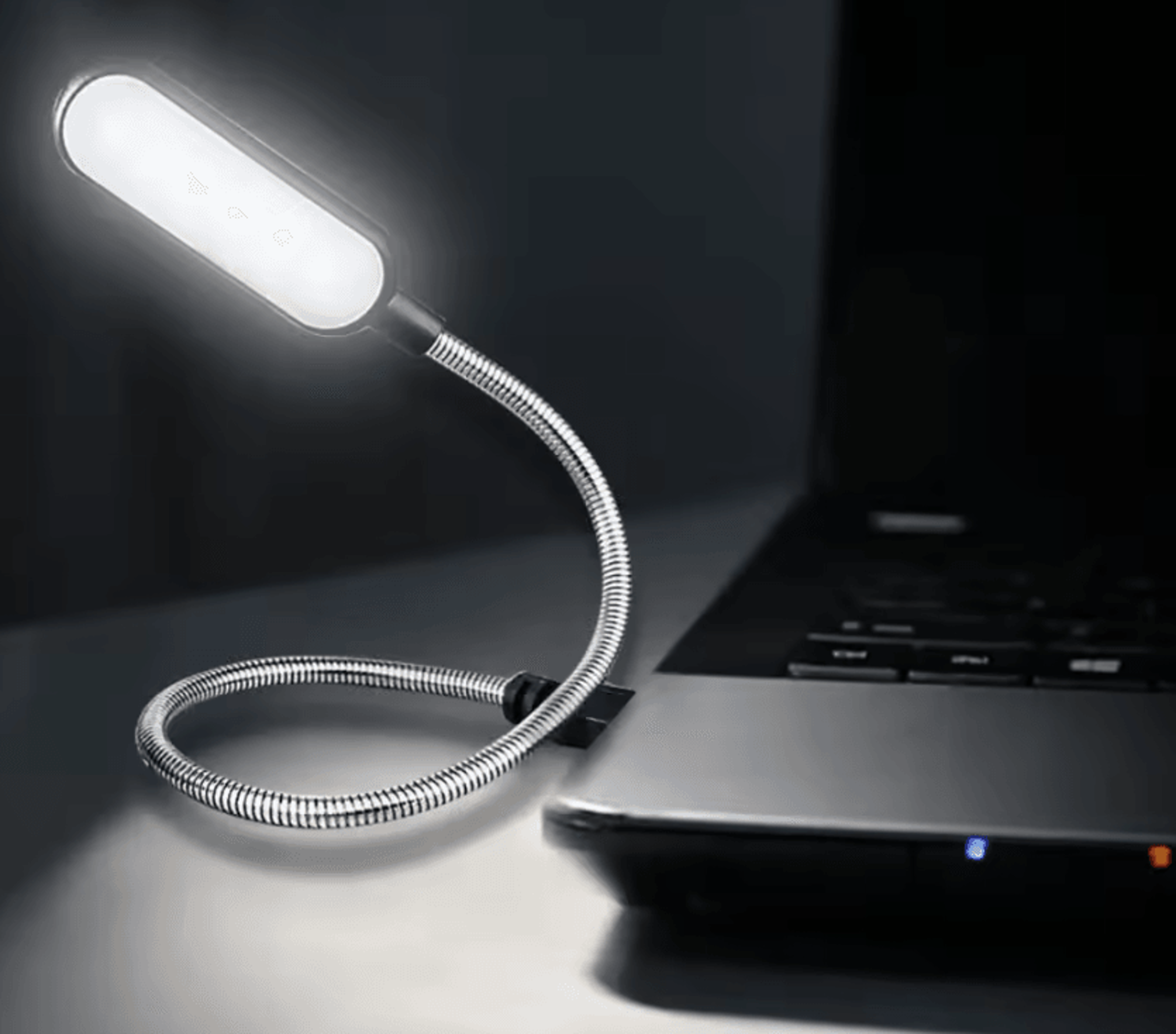 JOYINLED Portable USB LED Book Light Flexible Mini Reading Lamp For Laptop Power Bank And Desk 0