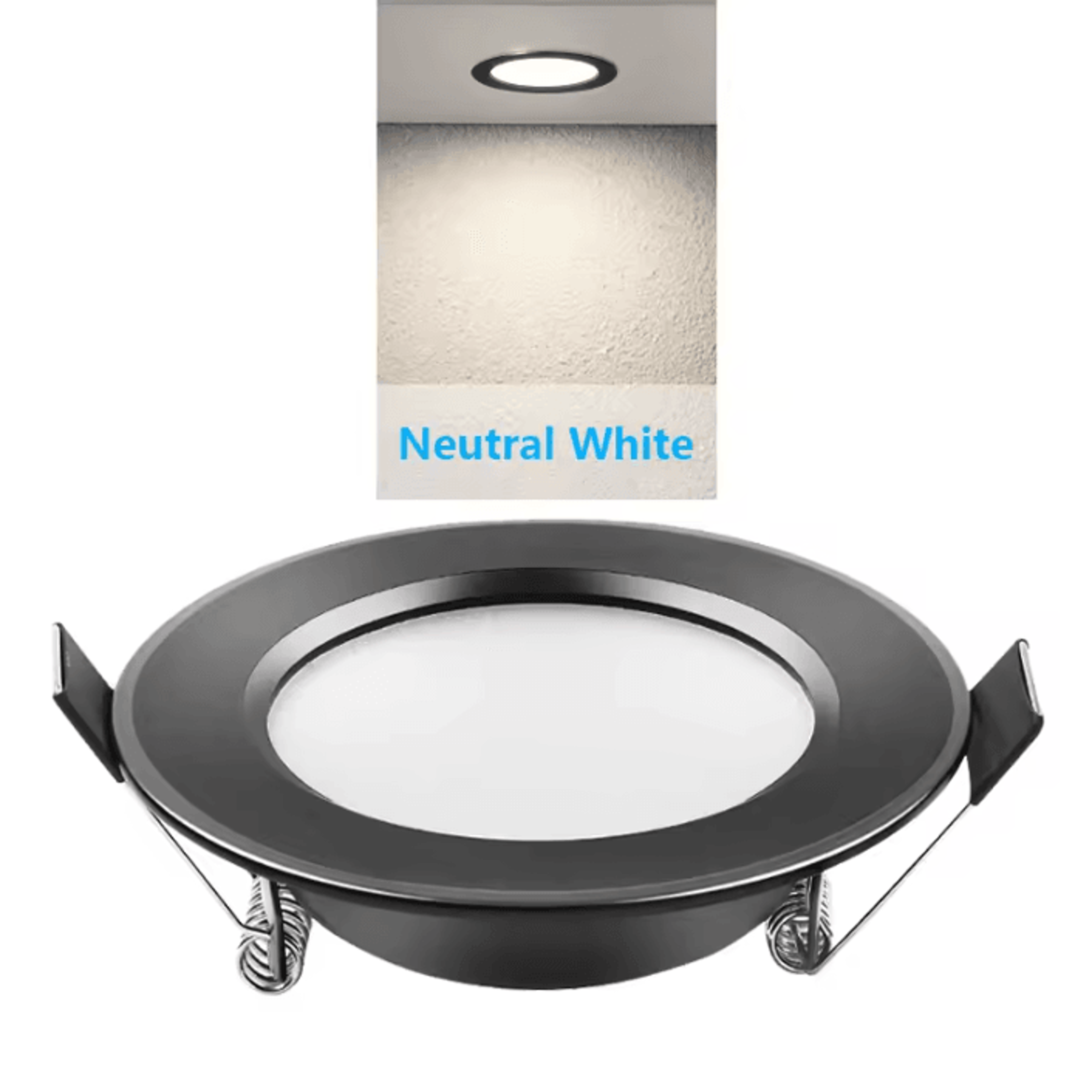 Black IP65 Waterproof LED Recessed Downlight 5W 9W 12W 15W 18W Ceiling Spotlight For Bathroom And K 3