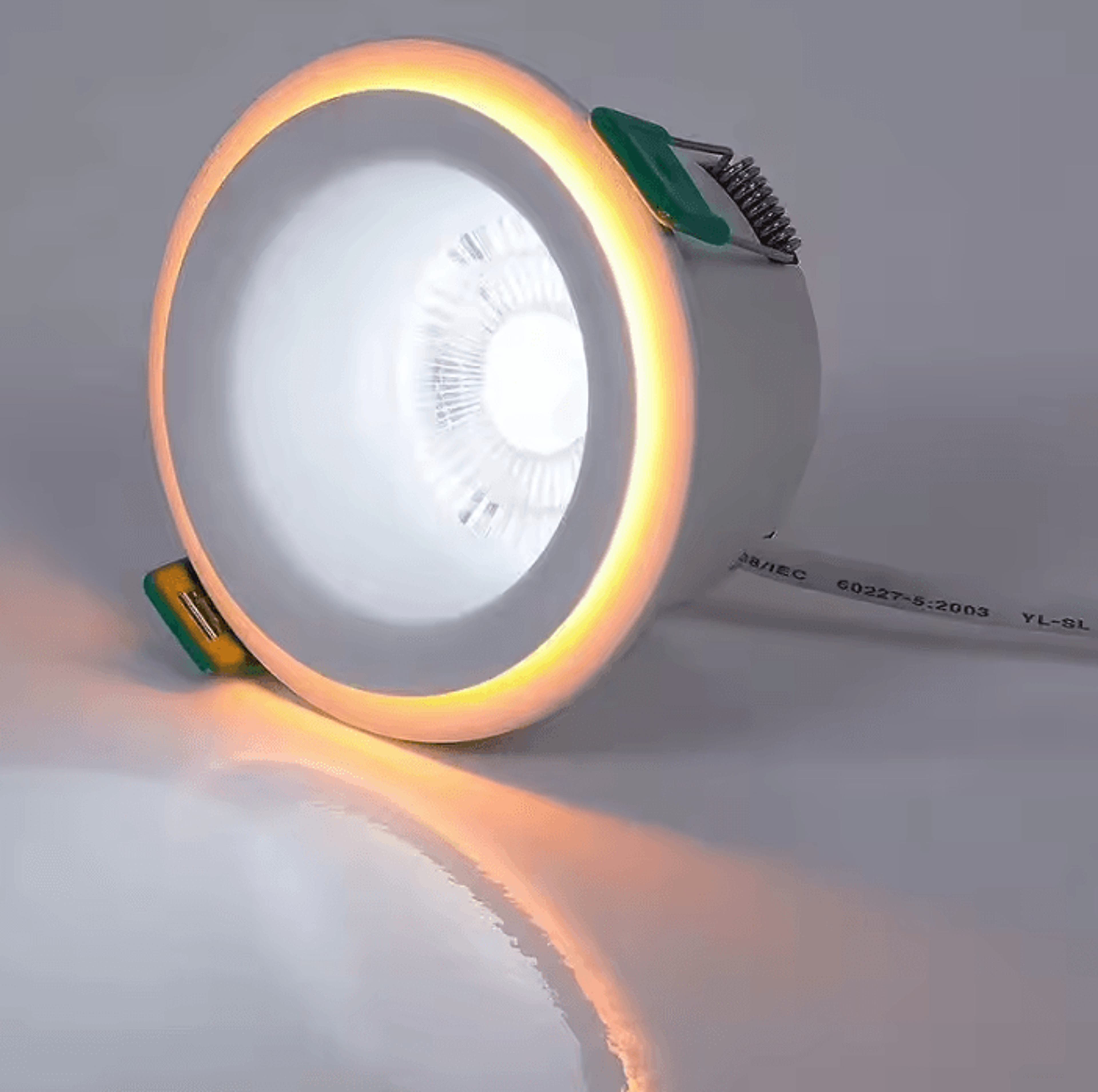 9W LED Recessed Downlight 3 Color Switch Adjustable Ceiling Spotlight With Edge Lighting For Home A 2