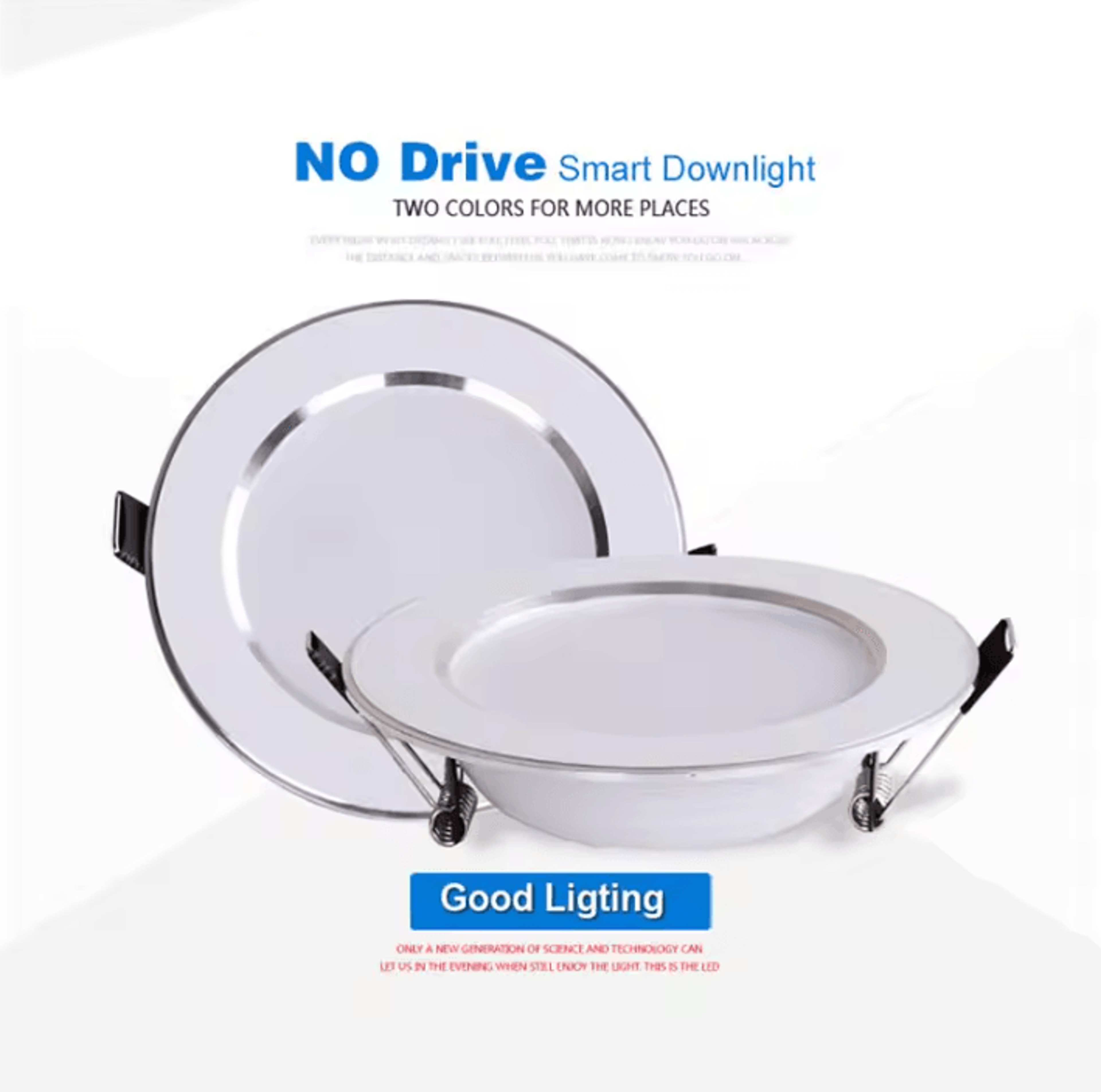 4PCS Waterproof Dimmable LED Downlights 5W 7W 9W 12W 15W 4000K Ceiling Spotlights For Bathroom And  4